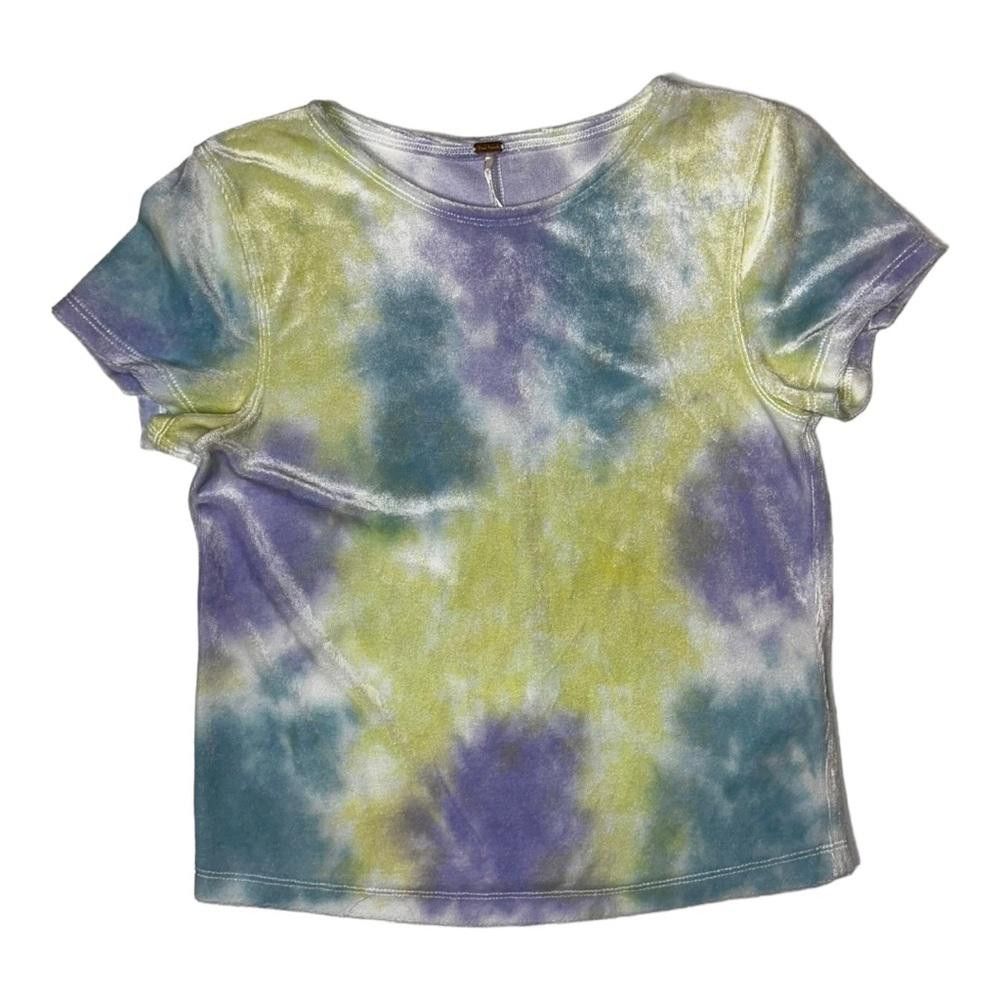 Free People Free People l Tie Dyed Velveteen Tee Small Size S / US 4 / IT 40 - 2 Thumbnail