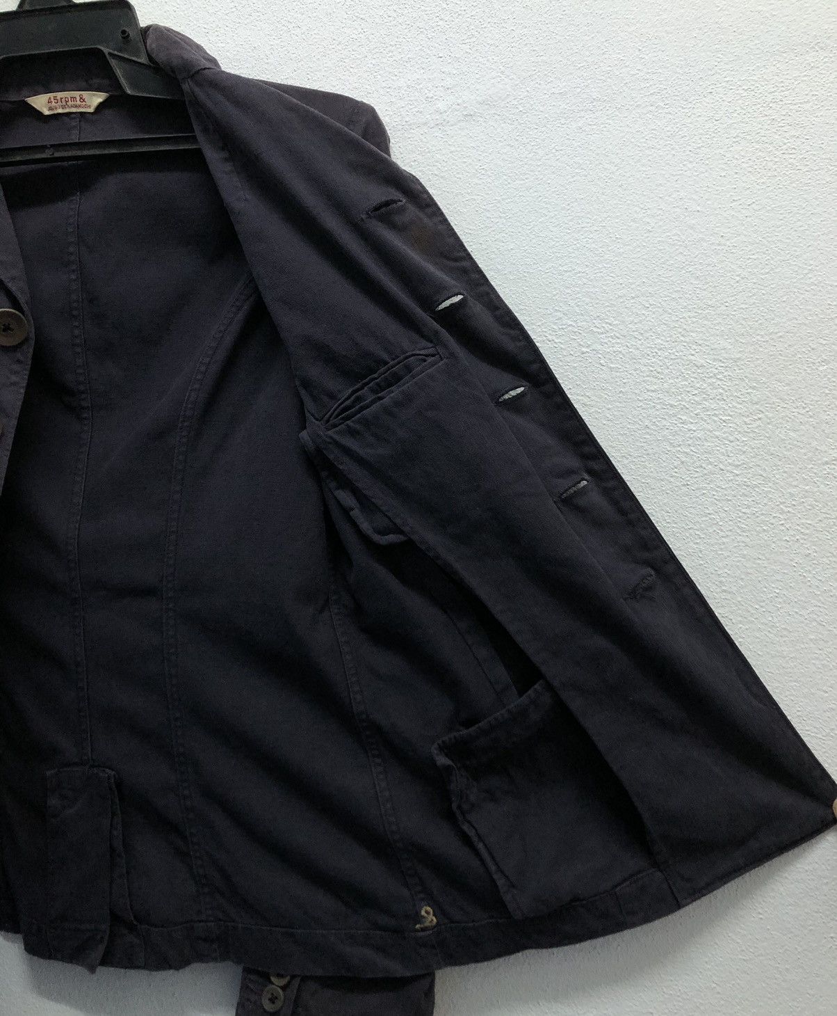 45rpm 45rpm "JOUBU DE NAGAMOCHI" Cotton Work Jacket Size S / US 4 / IT 40 - 10 Thumbnail