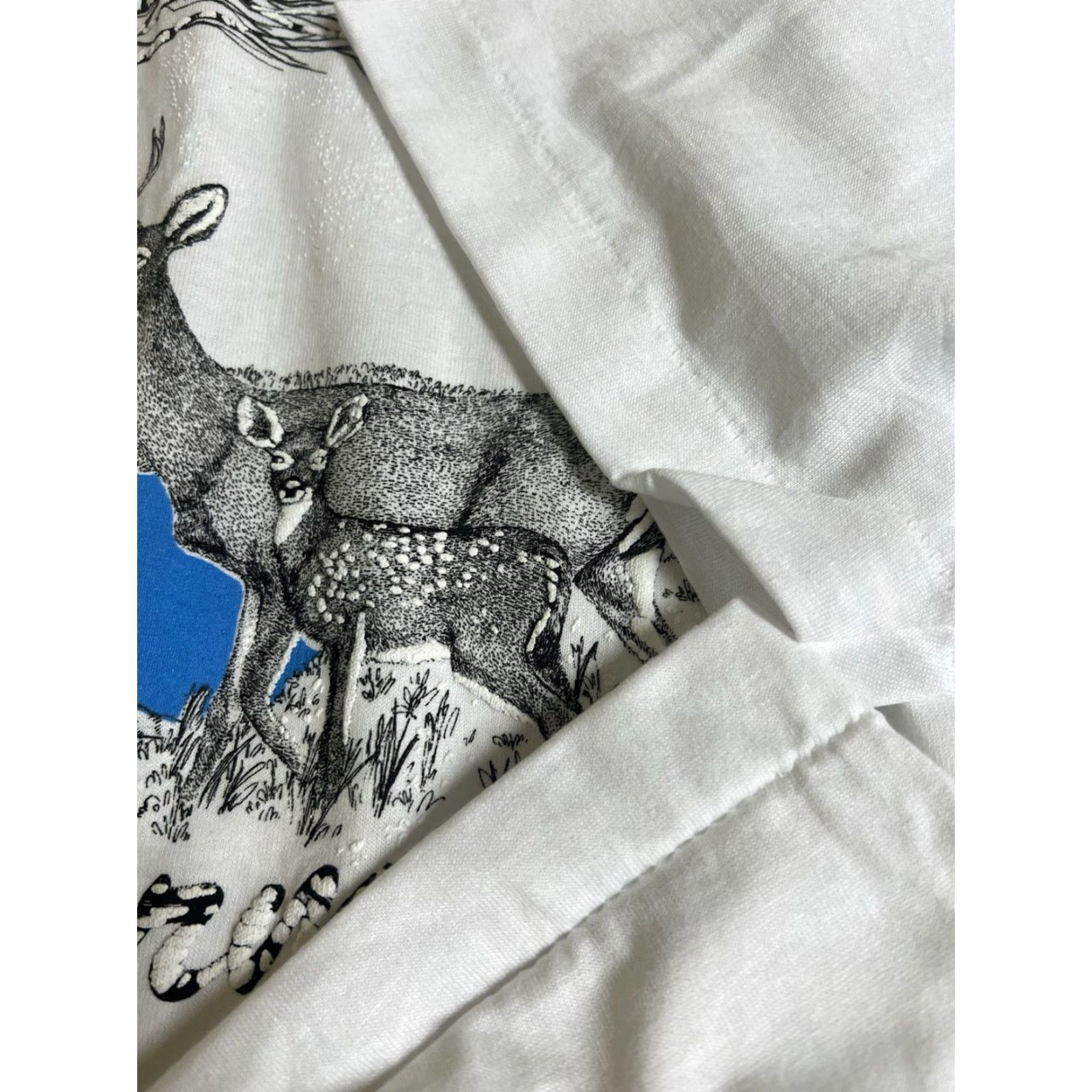 Fruit Of The Loom VINTAGE Fruit of the Loom T-Shirt XL White Short Sleeve Crew Neck Puff Stitch Men Boys? Size US XL / EU 56 / 4 - 3 Thumbnail