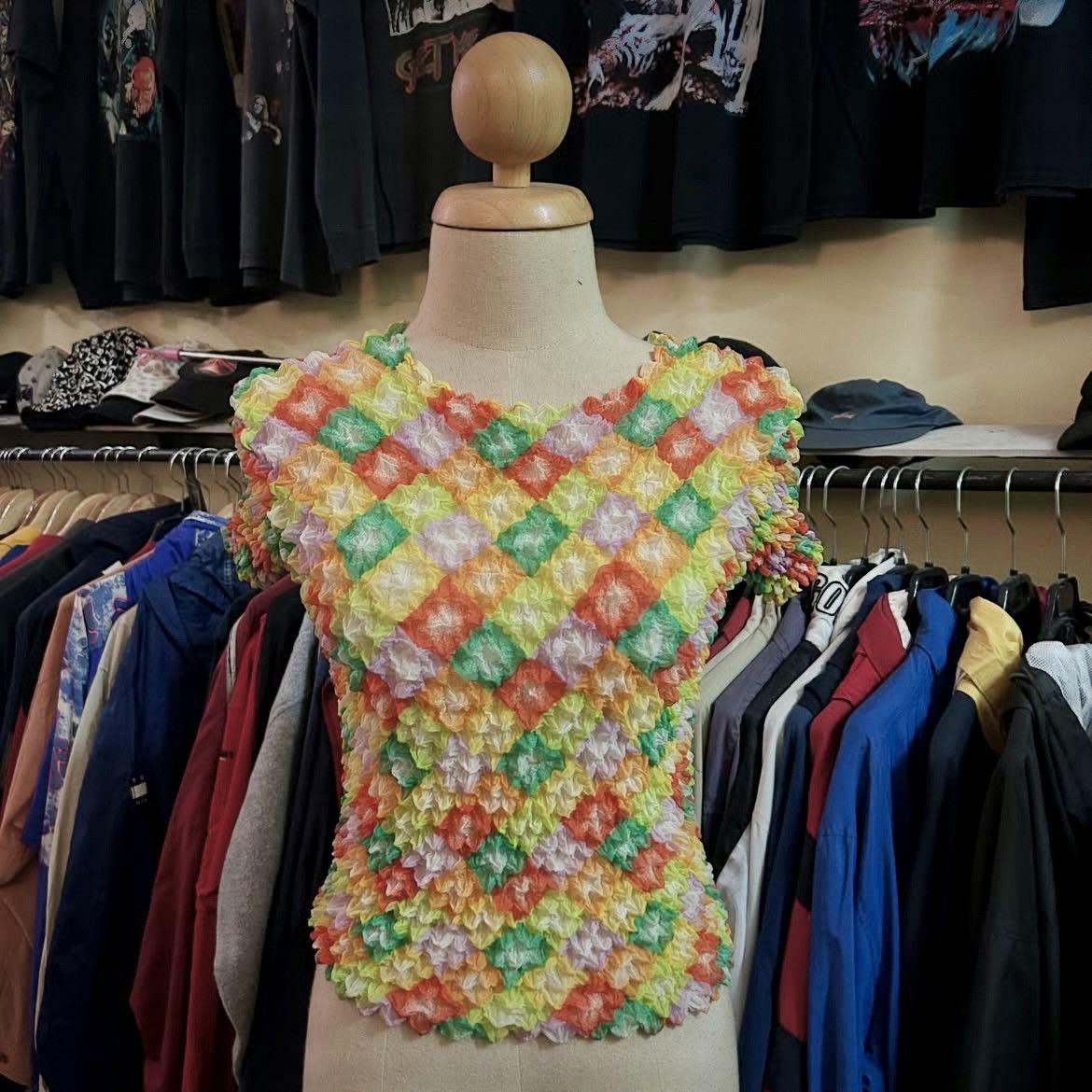 Vintage Vintage Y2K Popcorn Top Shirt Size M / US 6-8 / IT 42-44 - 3 Thumbnail
