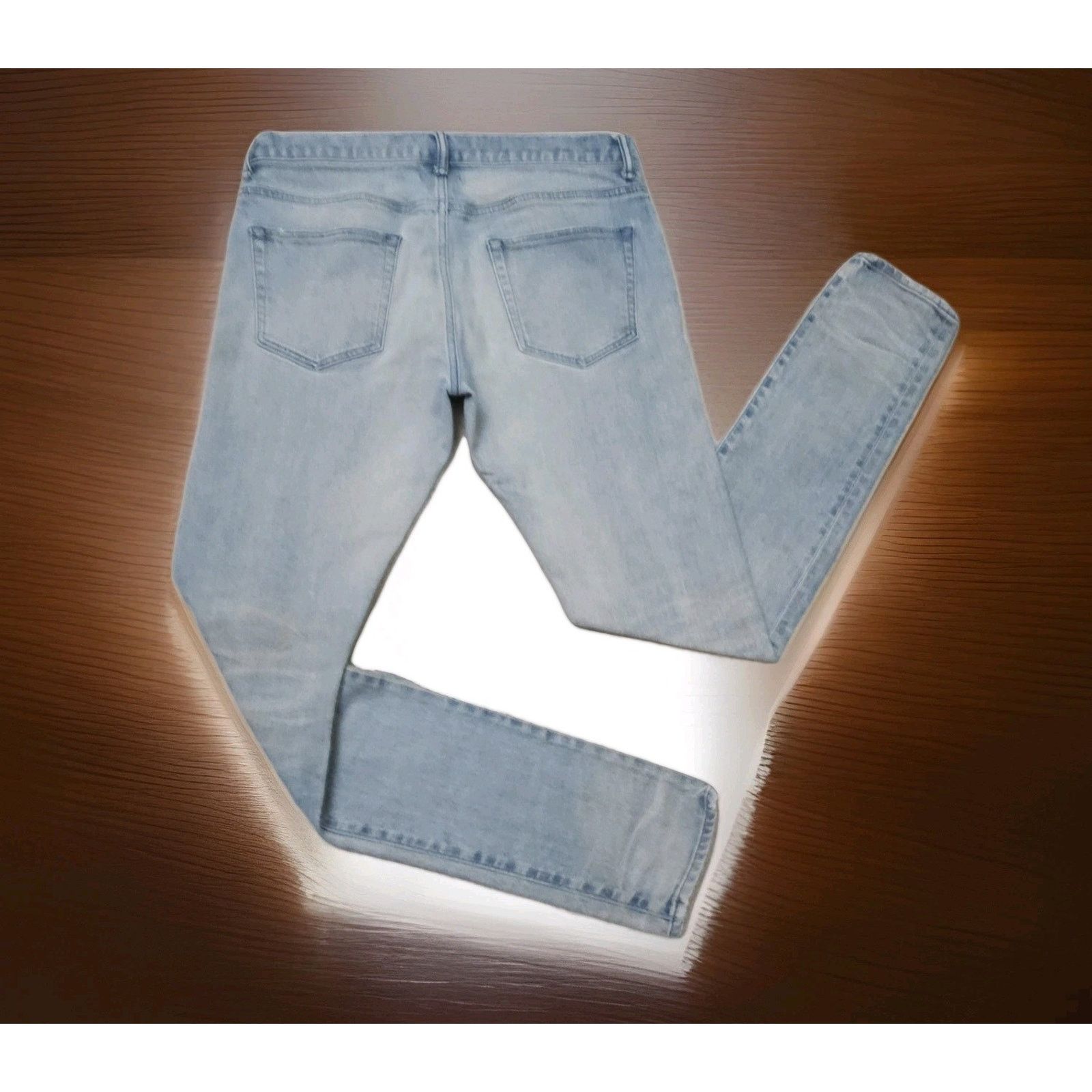 John Elliott John Elliott Button Fly Cast 2 Denim Made Japan Distressed Size US 32 / EU 48 - 2 Thumbnail