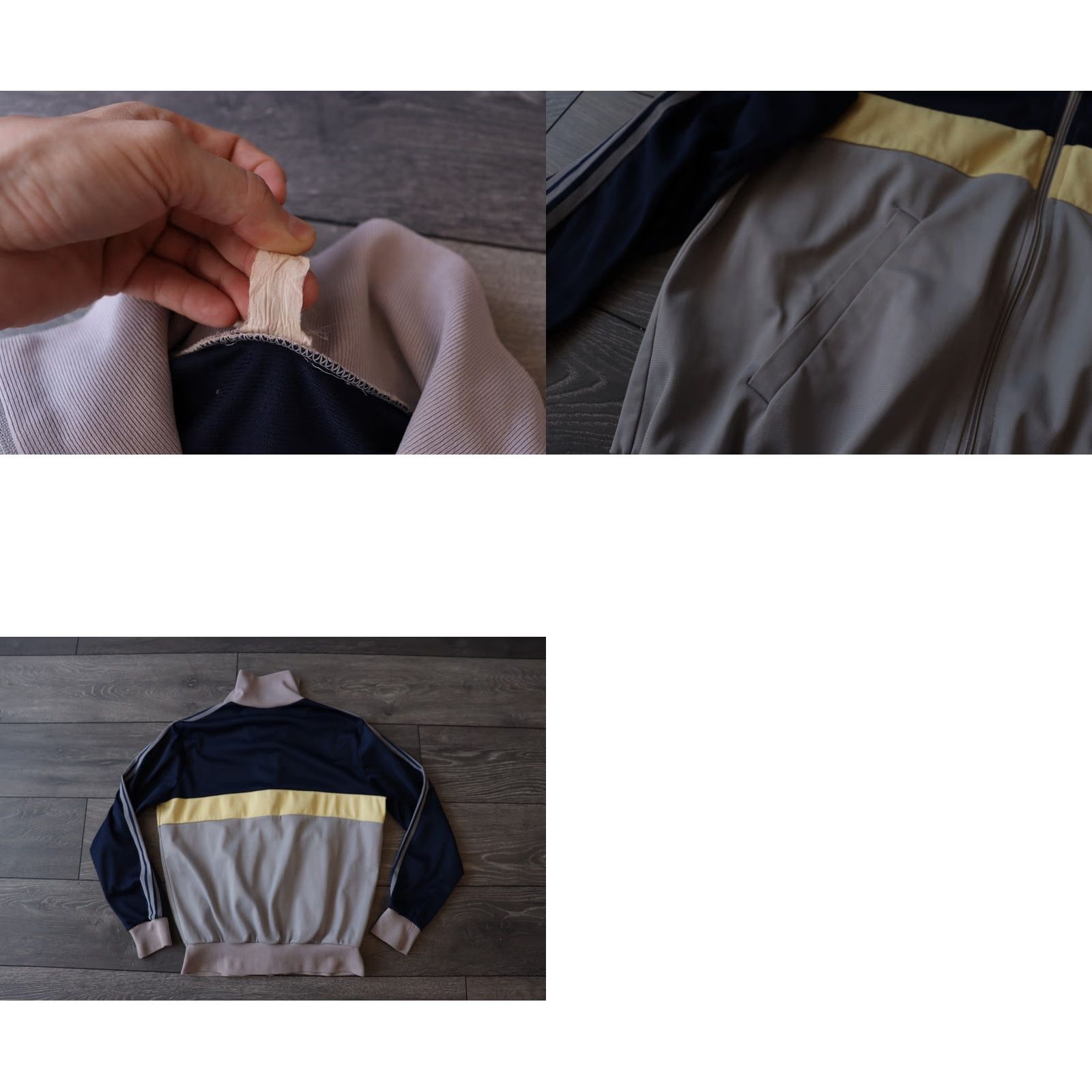 Adidas ADIDAS VINTAGE VENTEX JACKET Tracking Full Zip Gray SIZE S-M Men 80s Retro Trefoil Vintage Jacket Size US S / EU 44-46 / 1 - 8 Thumbnail