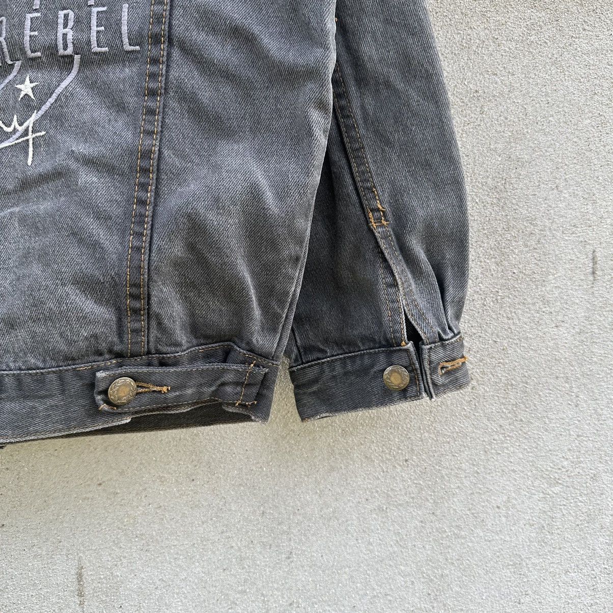 James Jean × Vintage SEND OFFER📌 VINTAGE JAMES DEAN ORIGINAL REBEL TRUCKER JACKET Size US S / EU 44-46 / 1 - 15 Thumbnail