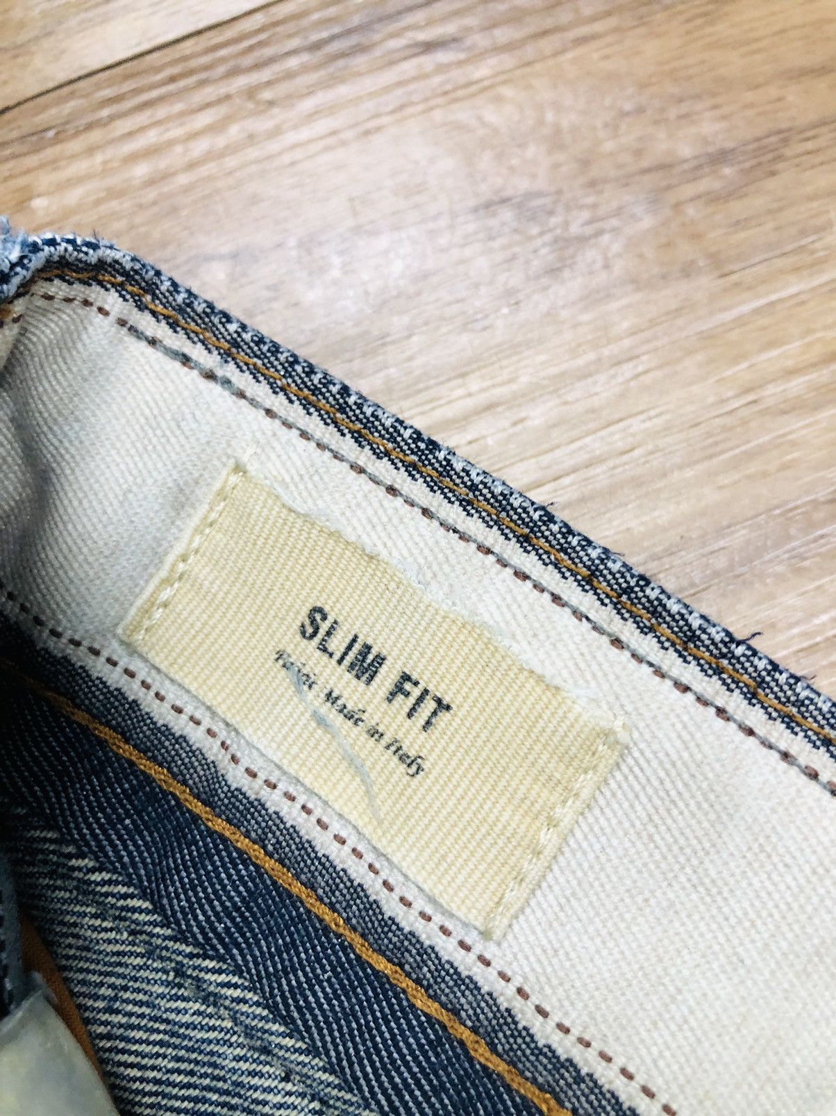 Japanese Brand Boss Orange Distressed Jeans (33) Size US 30 / EU 46 - 14 Thumbnail