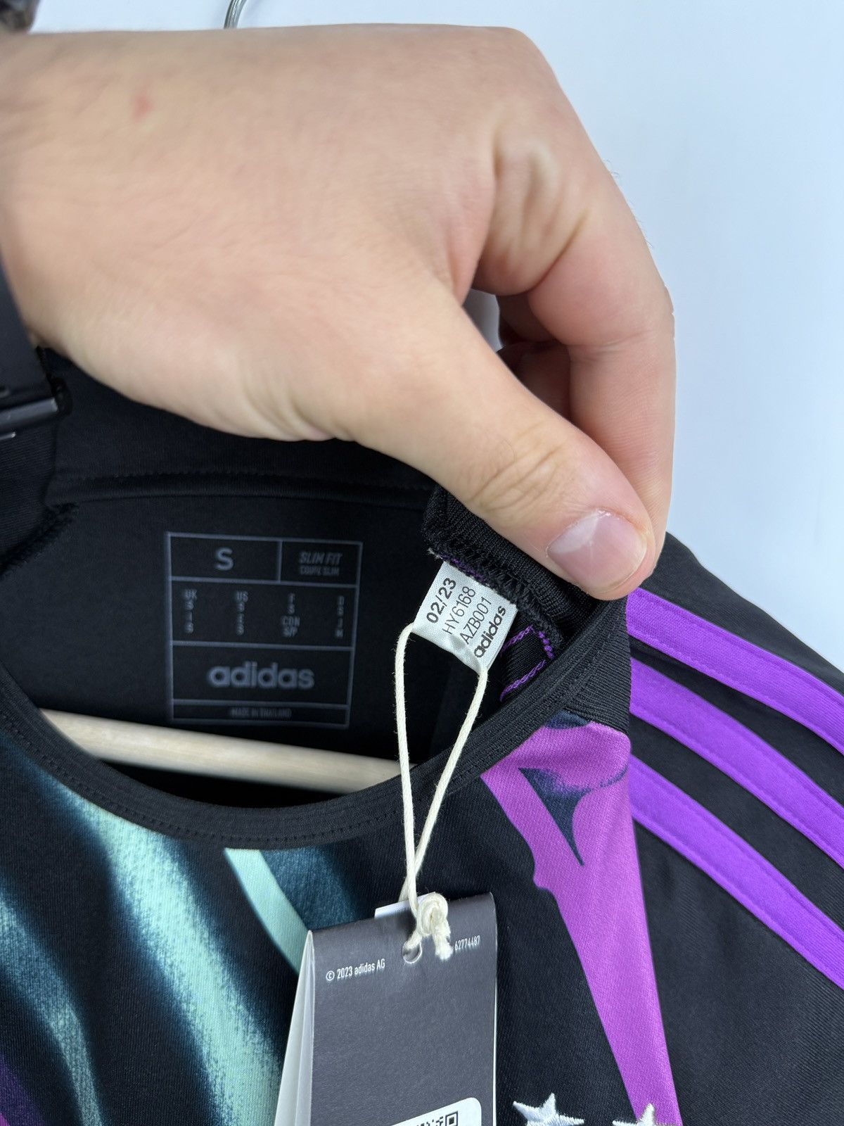 Adidas 🇬🇧 2023 Aberdeen FC Adidas Northern Light Away Soccer Jersey Size US S / EU 44-46 / 1 - 8 Thumbnail