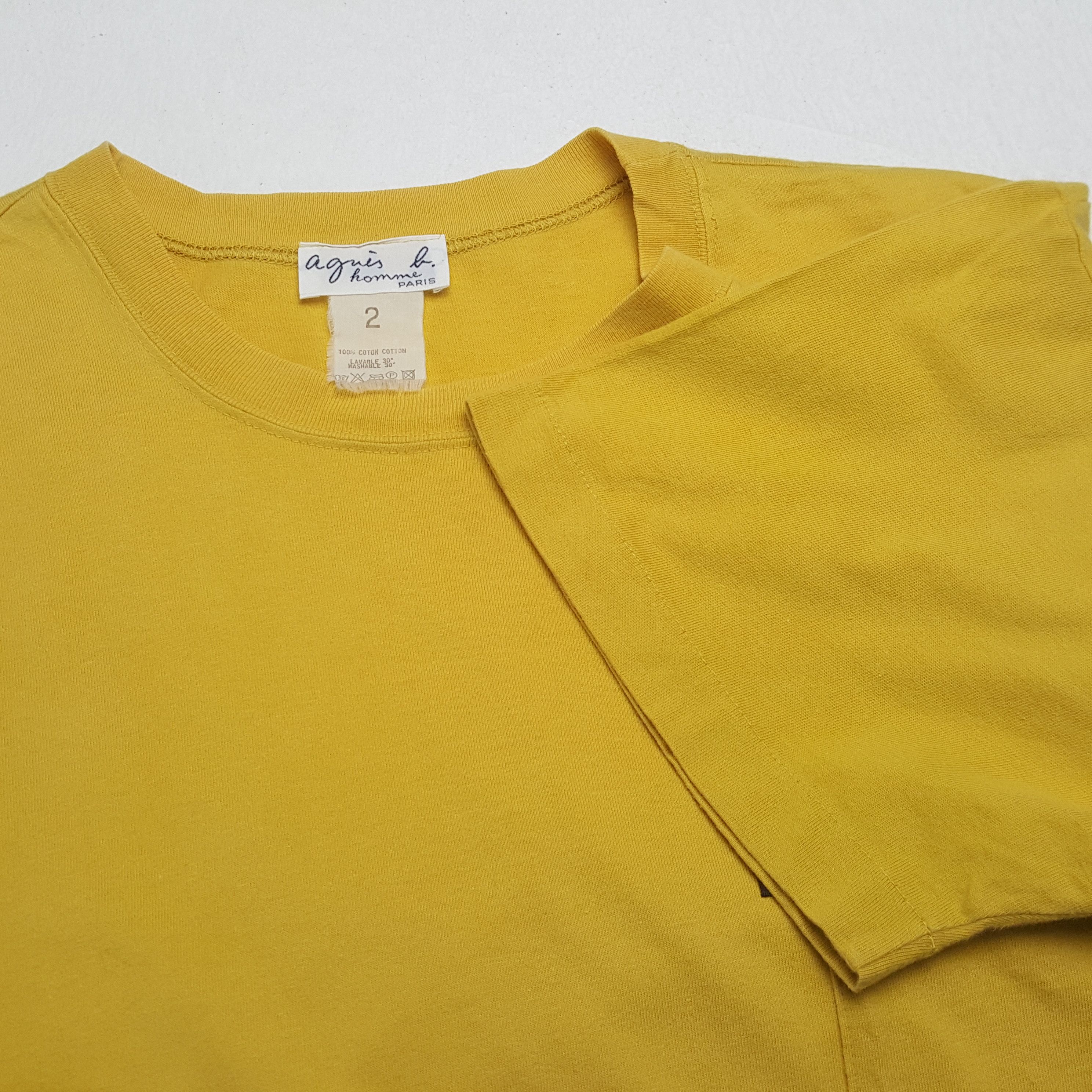 Vintage × agnes b. AGNES B Designer Brand Style Pocket Design Tshirt Size US L / EU 52-54 / 3 - 6 Thumbnail