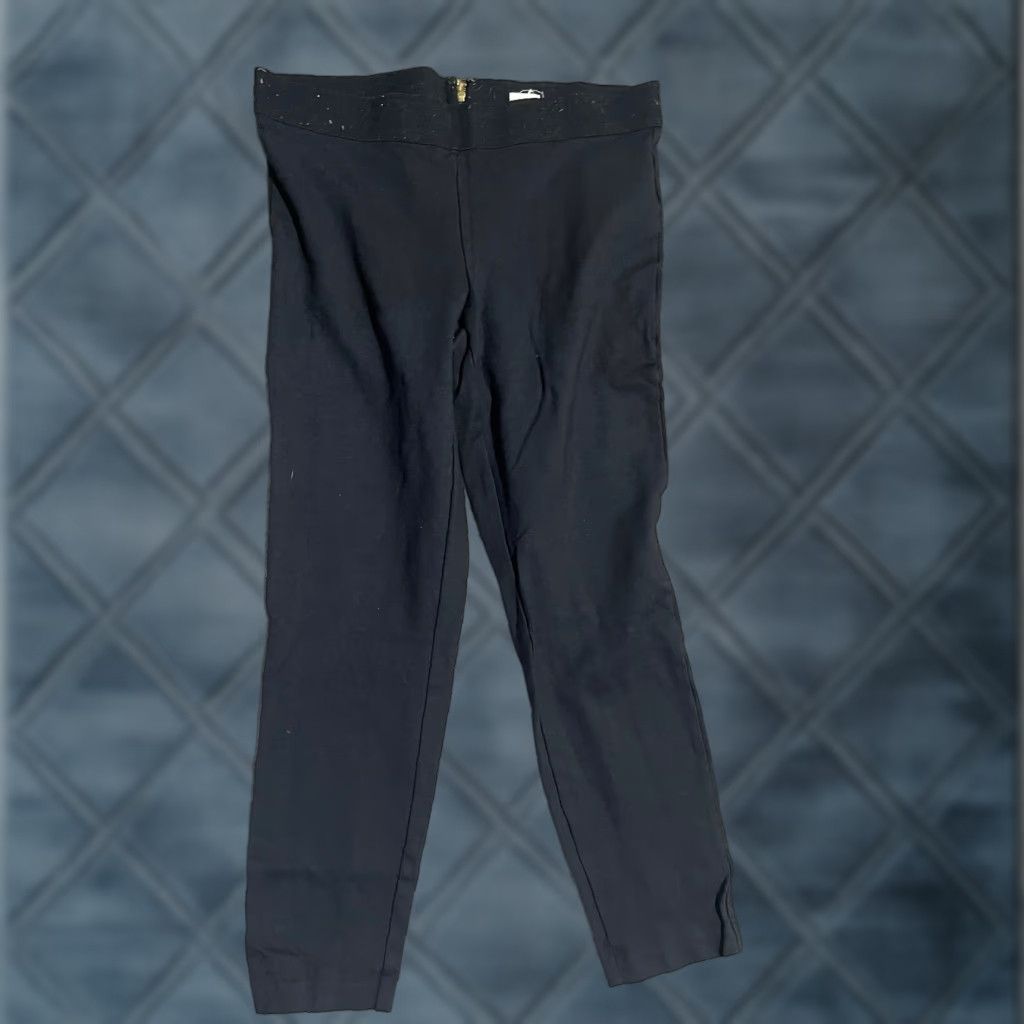 J.Crew J. Crew Pants Womens 6 Regular Black Elastic Waist Zipper Stretch Legging Size 28" / US 6 / IT 42 - 1 Thumbnail