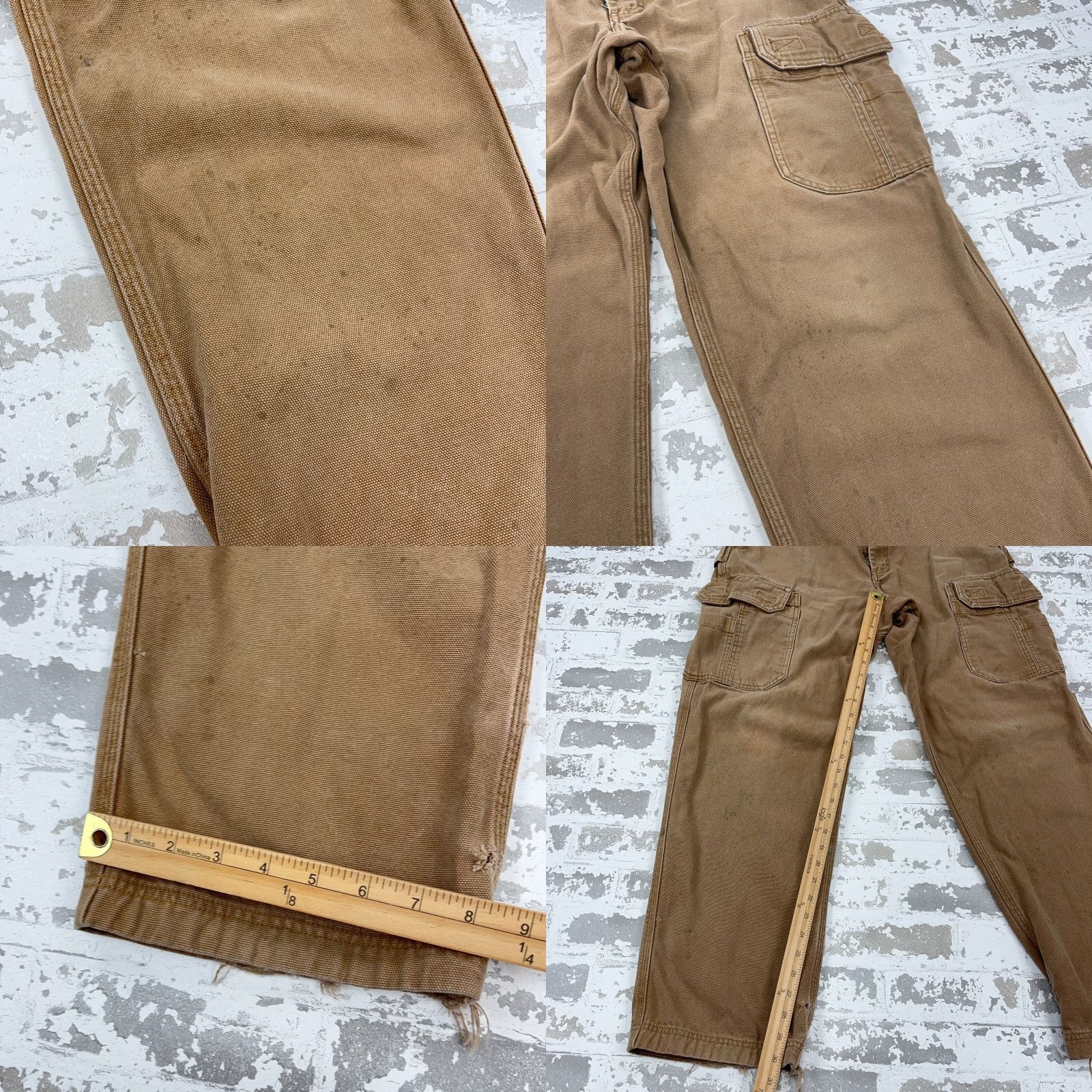 CO Duluth Cargo Pants Men 36x34 Brown Duck Canvas Baggy Y2K Distressed Trading Co Pants Mens Brown Canvas Cargo Pants 90s Hippie Grunge Retro Vintage? Size US 32 / EU 48 - 8 Thumbnail