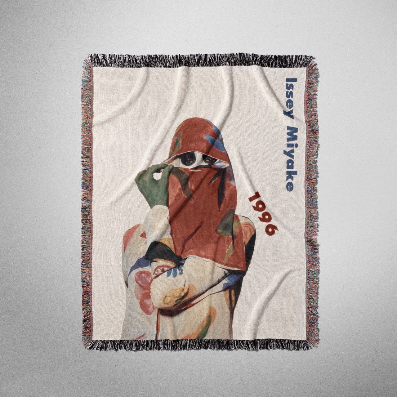 Issey Miyake Issey Miyake Blanket Woven Art Poster Fashion Gift Logo Size ONE SIZE - 2 Thumbnail