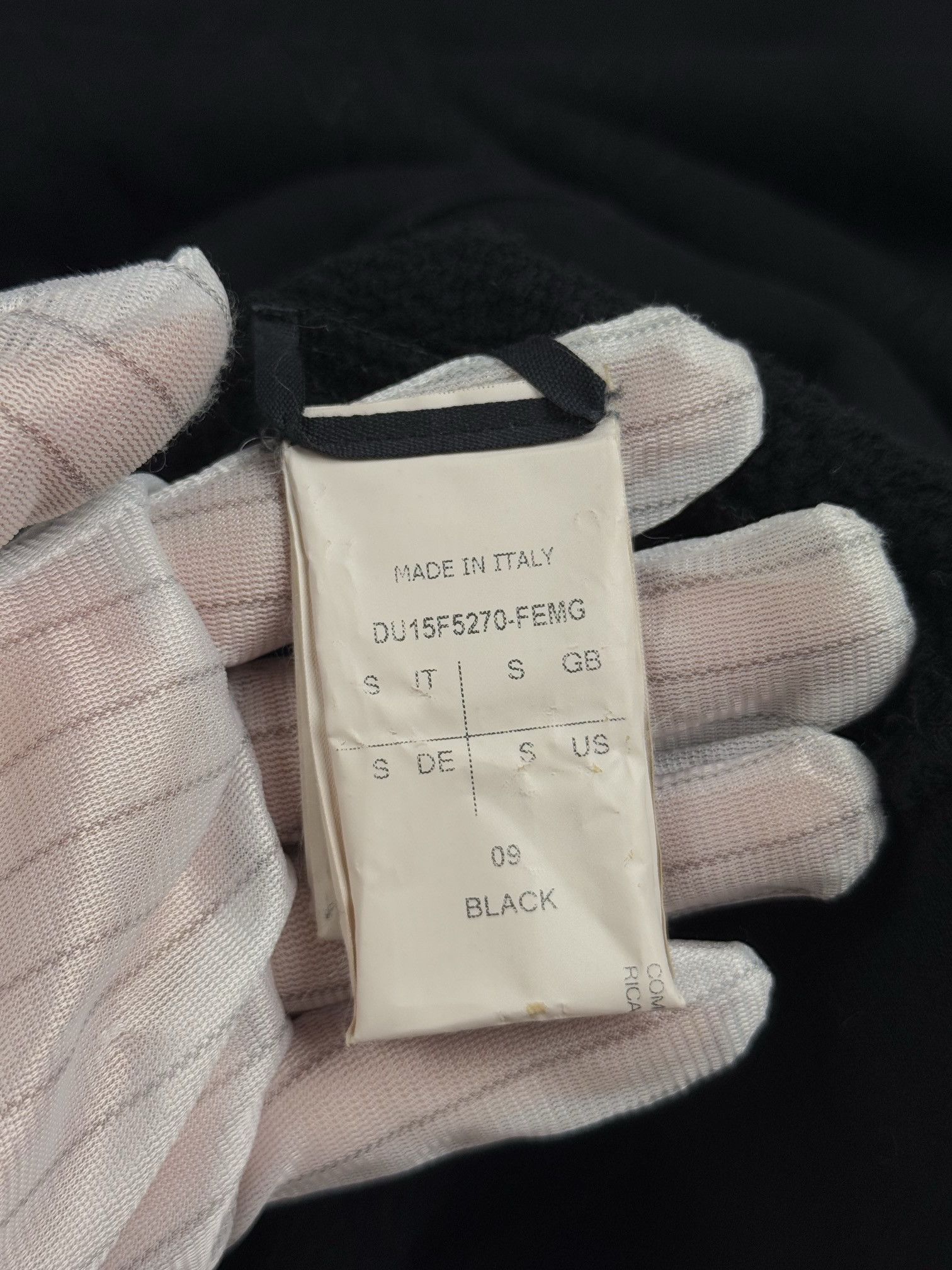 Rick Owens Drkshdw embordered sweatshirt S Size US S / EU 44-46 / 1 - 6 Thumbnail