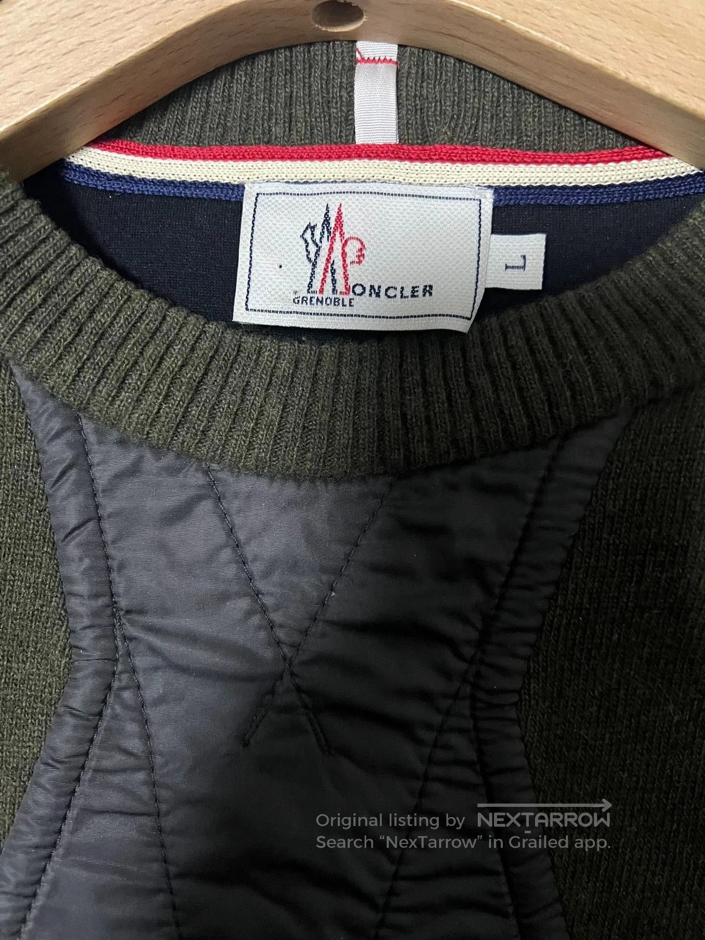 Moncler Moncler Men's Wool Crewneck Sweater. Size US L / EU 52-54 / 3 - 4 Thumbnail