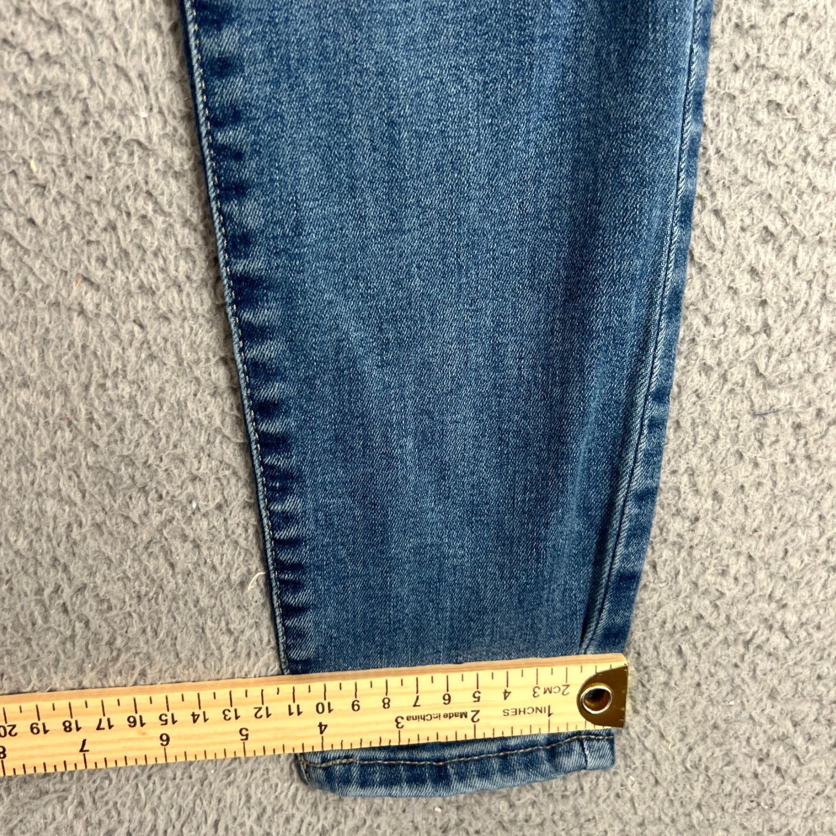 Lucky Brand Lucky Brand Jeans Women's 2/26 Blue Denim Regular Fit Low Rise Skinny Stella Size 30" / US 8 / IT 44 - 2 Thumbnail