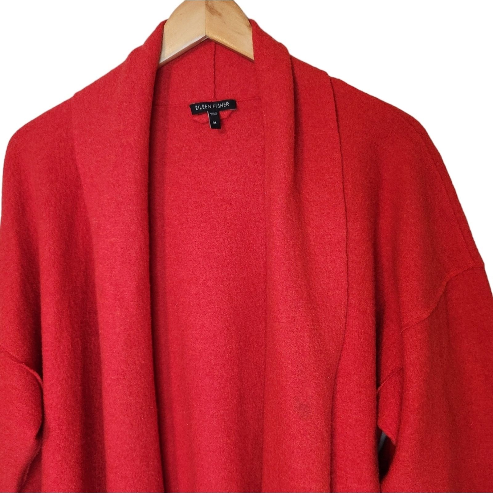 Eileen Fisher Eileen Fisher 100% Merino Wool Open Boxy cardigan Medium Size M / US 6-8 / IT 42-44 - 7 Thumbnail