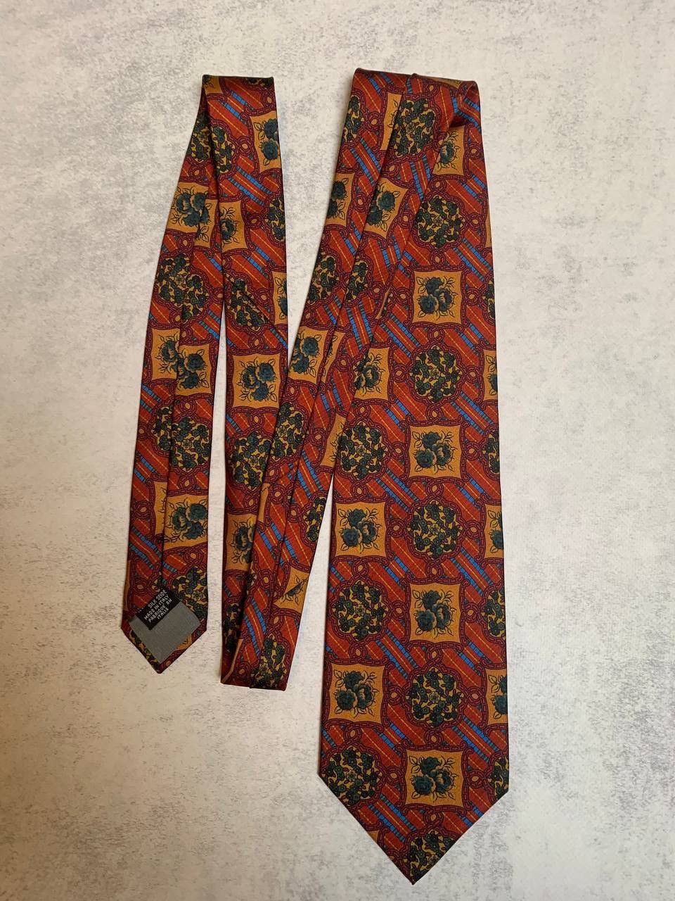 Kenzo Silk floral Tie Kenzo Paris Size ONE SIZE - 1 Thumbnail