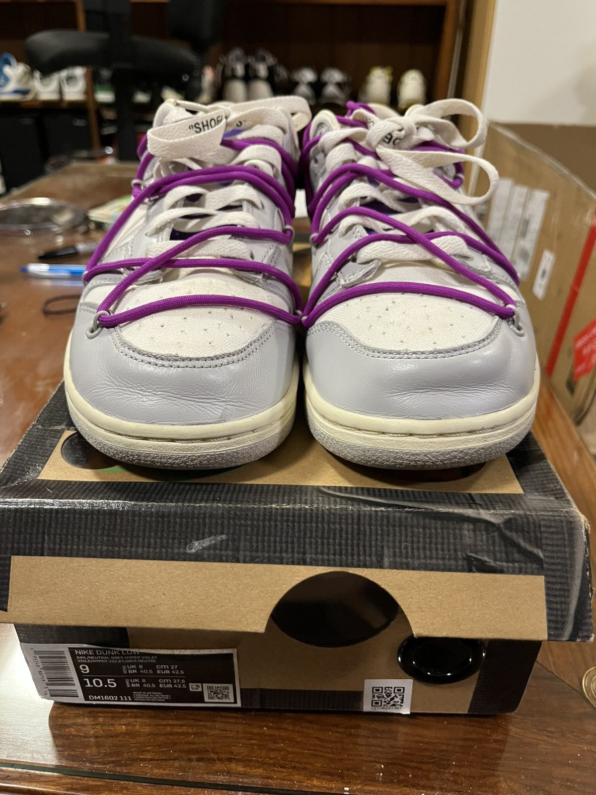 Nike × Off-White Off white dunk lot 28 size 9 Size US 9 / EU 42 - 3 Thumbnail