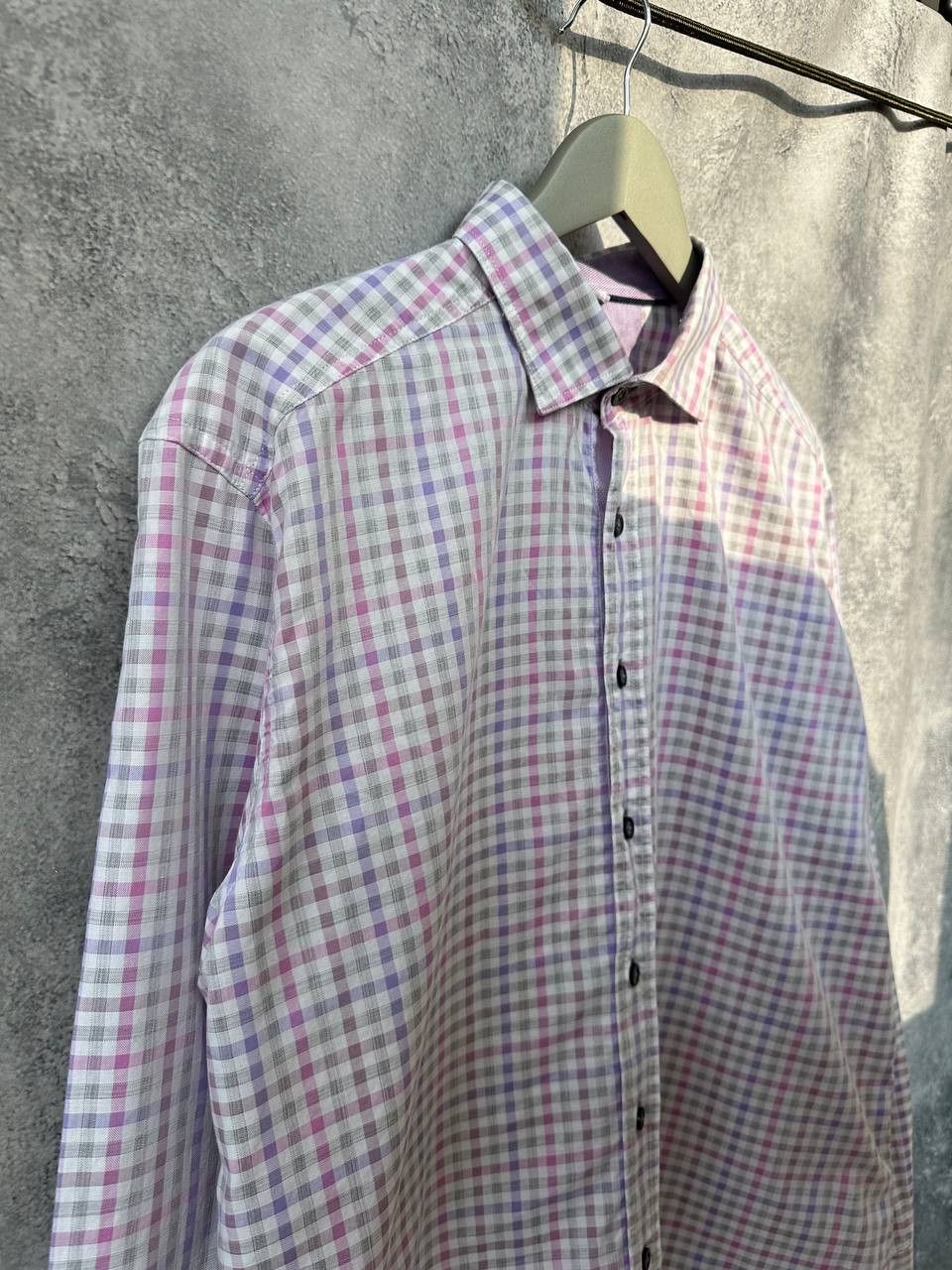Balmain Balmain Paris Button Up Shirt Plaid Two Ply Cotton Size US XL / EU 56 / 4 - 4 Thumbnail
