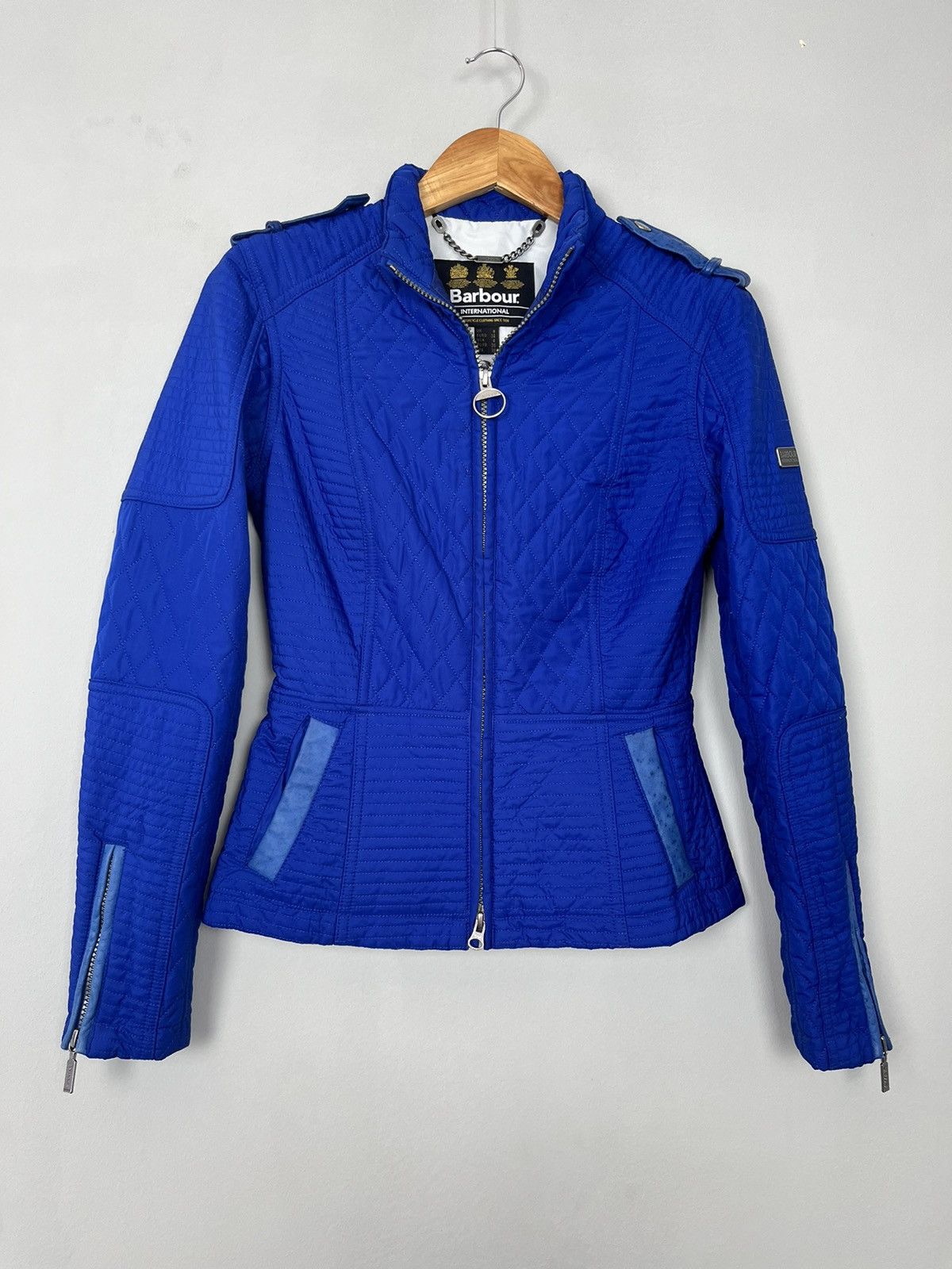 Barbour Barbour International Black Streak Nylon Quilted Jacket Size S / US 4 / IT 40 - 5 Thumbnail