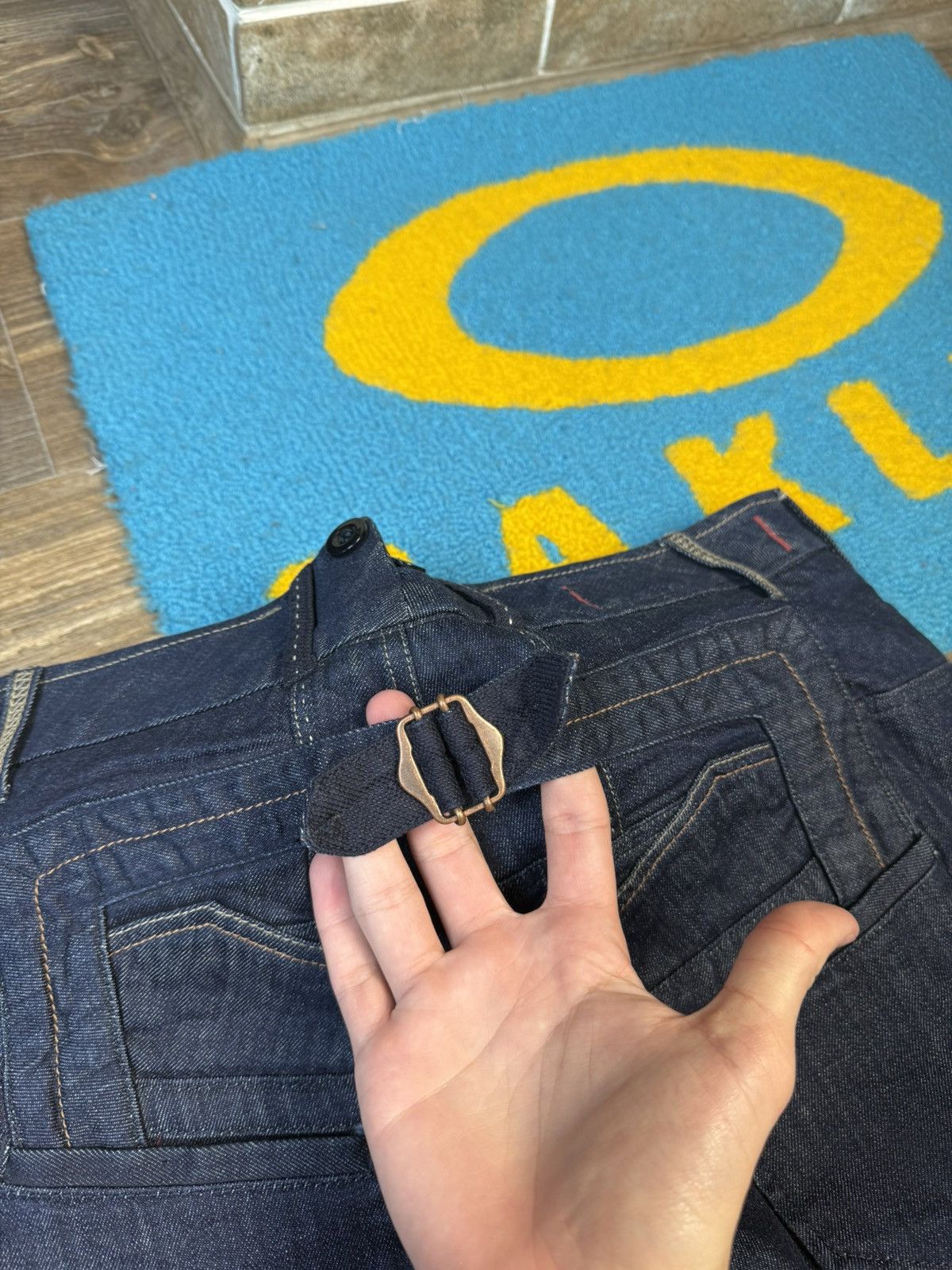 Marithe + Francois Girbaud × Vintage Marithe Francois Girbaud Blue Denim Indigo Pant Size US 28 / EU 44 - 10 Thumbnail
