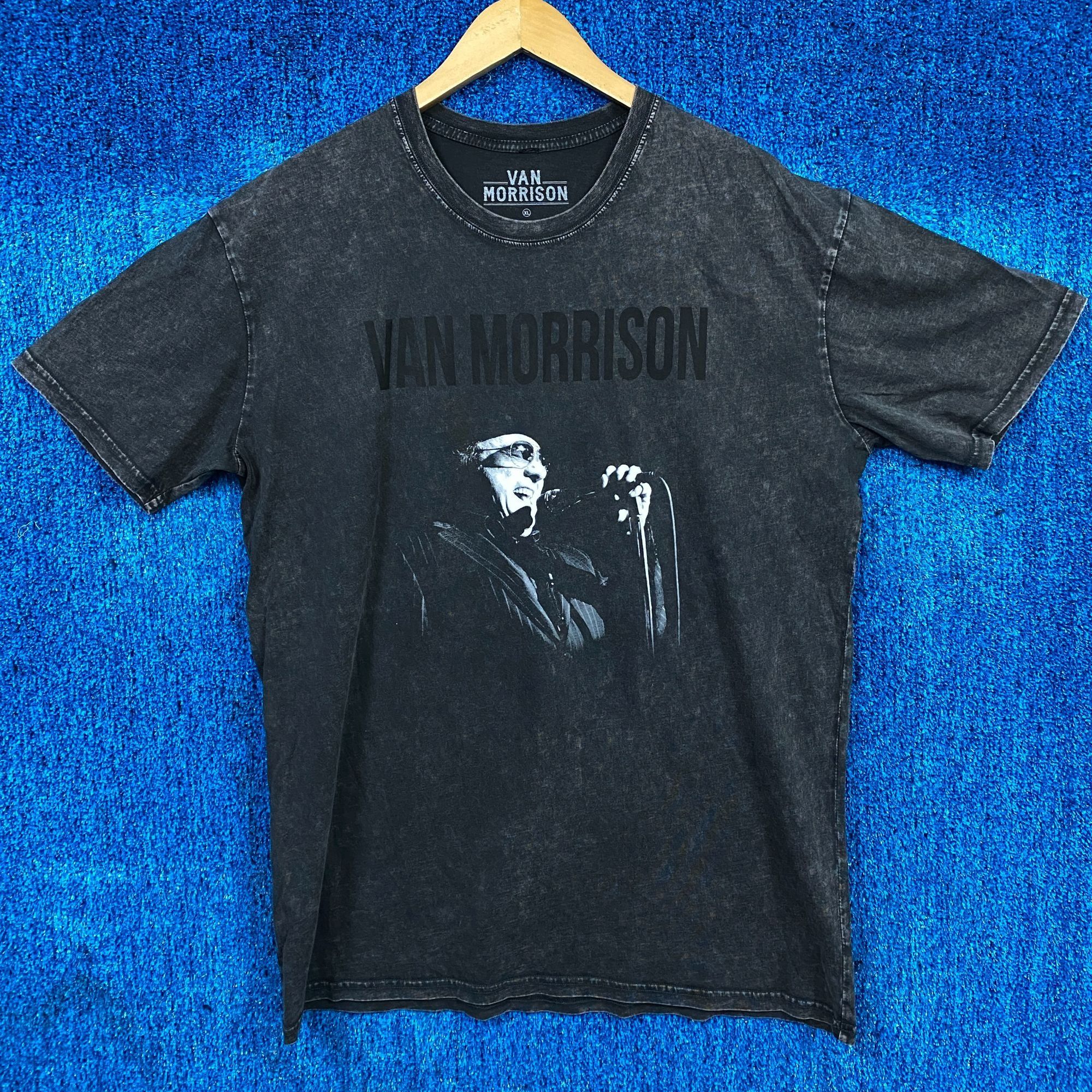 Band Tees Van Morrison Performing Live Show Folk Rock Legend Tee XL Size US XL / EU 56 / 4 - 1 Thumbnail