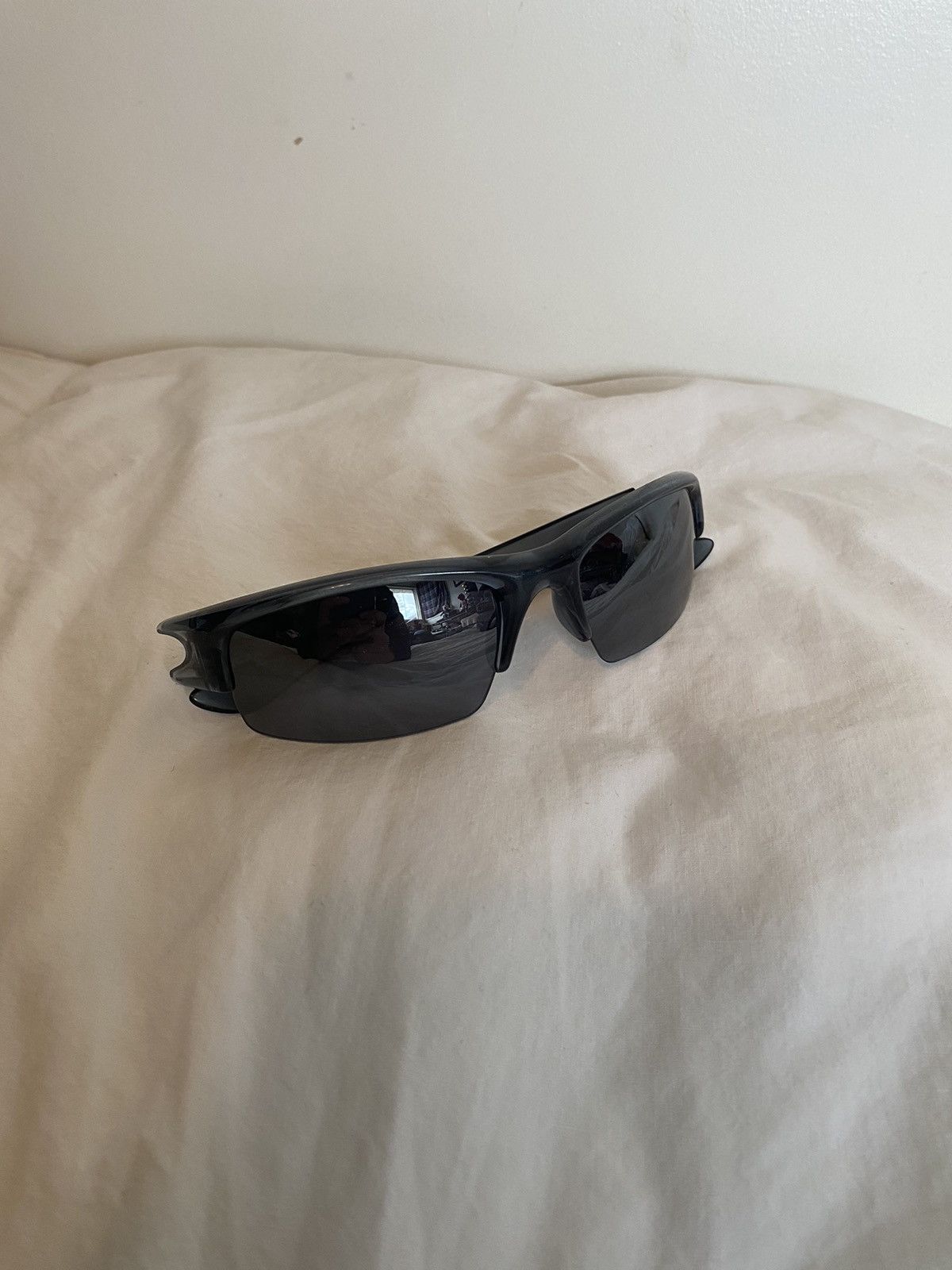 image of Vintage Oakley Crystal Black Bottle Cap in Black Crystal, Men's