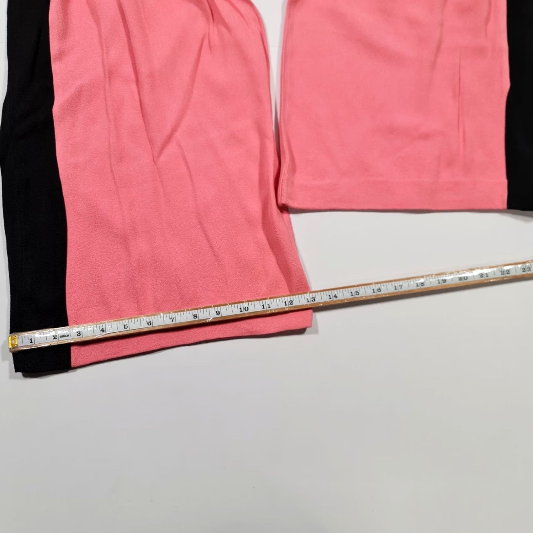 Byblos Byblos Womens Trousers Pink 8 UK Wide Leg Cropped Pants Size 30" / US 8 / IT 44 - 6 Thumbnail