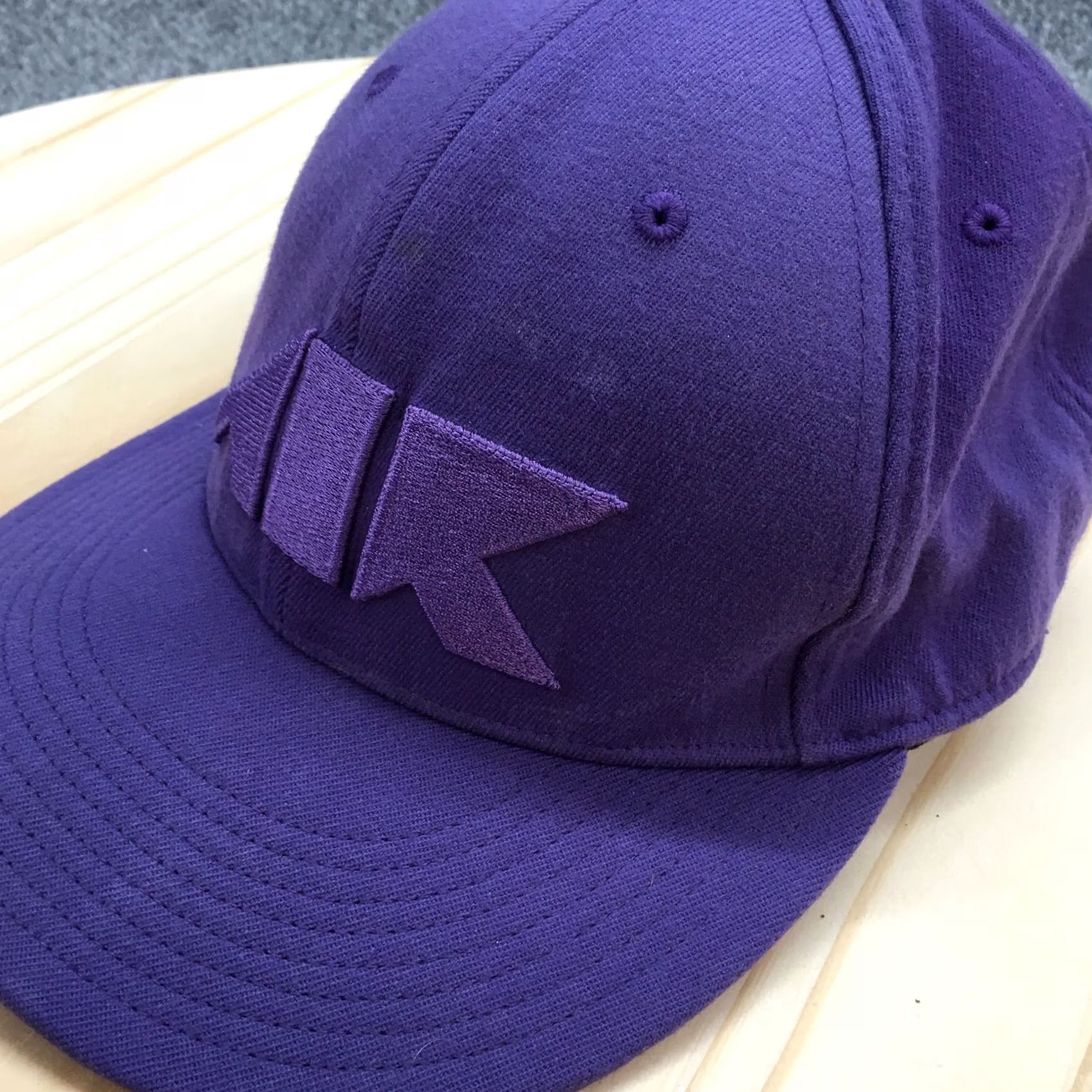 Nike Nike Air Baseball Cap Hat Mens Purple OS Fitted Curved Brim Embroidered Logo Size ONE SIZE - 4 Thumbnail