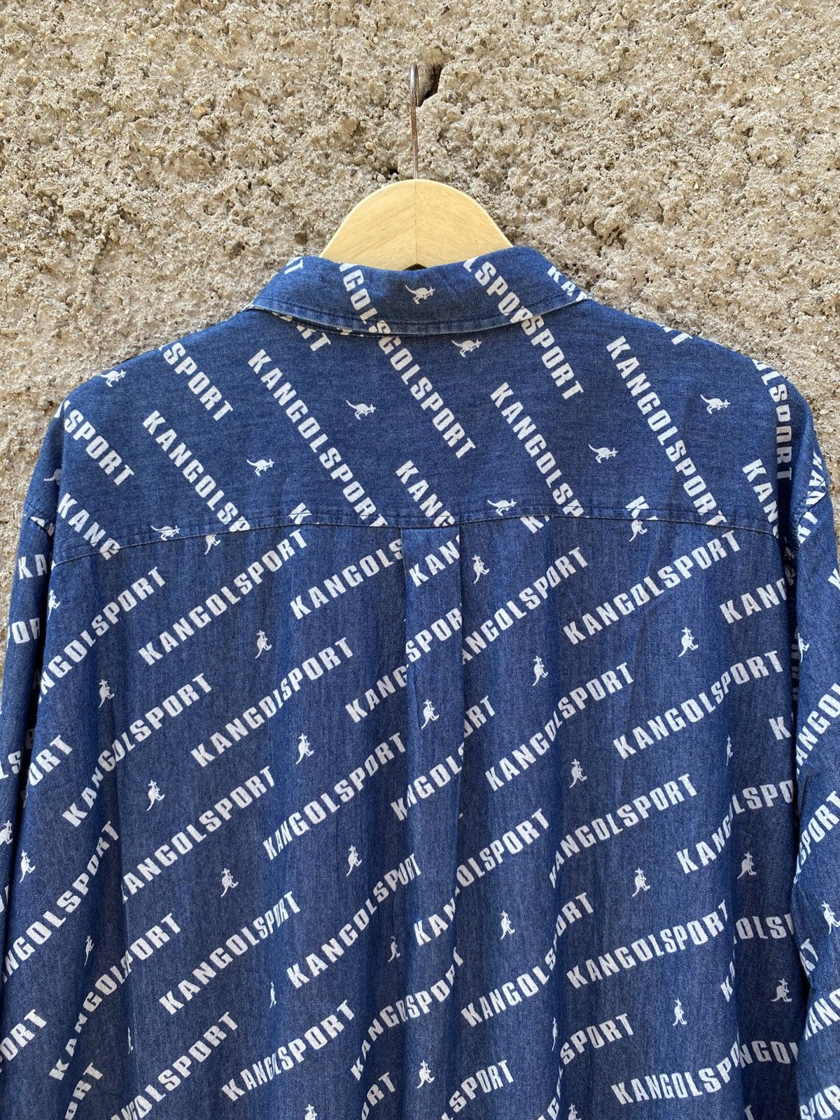 Kangol Rare Kangol Over Print Button Shirt Size US L / EU 52-54 / 3 - 11 Thumbnail