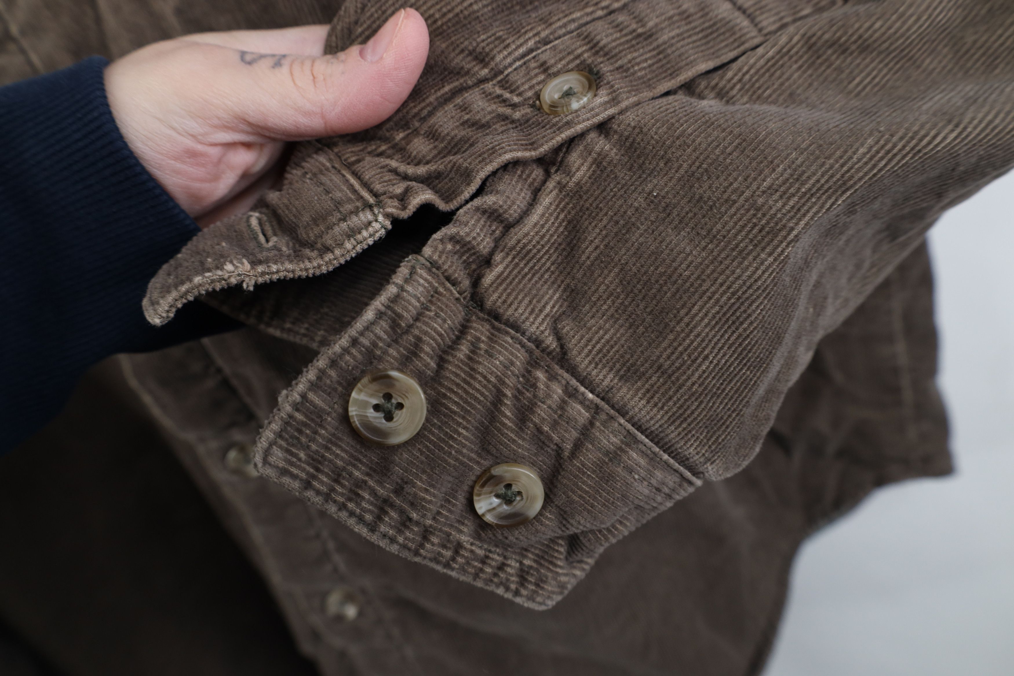 Vintage Vintage 90s Streetwear Lined Corduroy Shirt Jacket Jac Shirt Size US XL / EU 56 / 4 - 4 Thumbnail