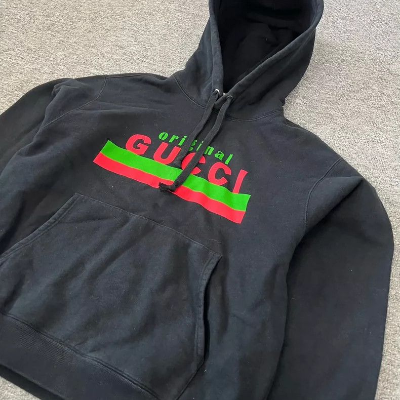 Gucci Gucci Big Logo Hooded Sweatshirt 2504-Nextarrow Size US XS / EU 42 / 0 - 3 Thumbnail