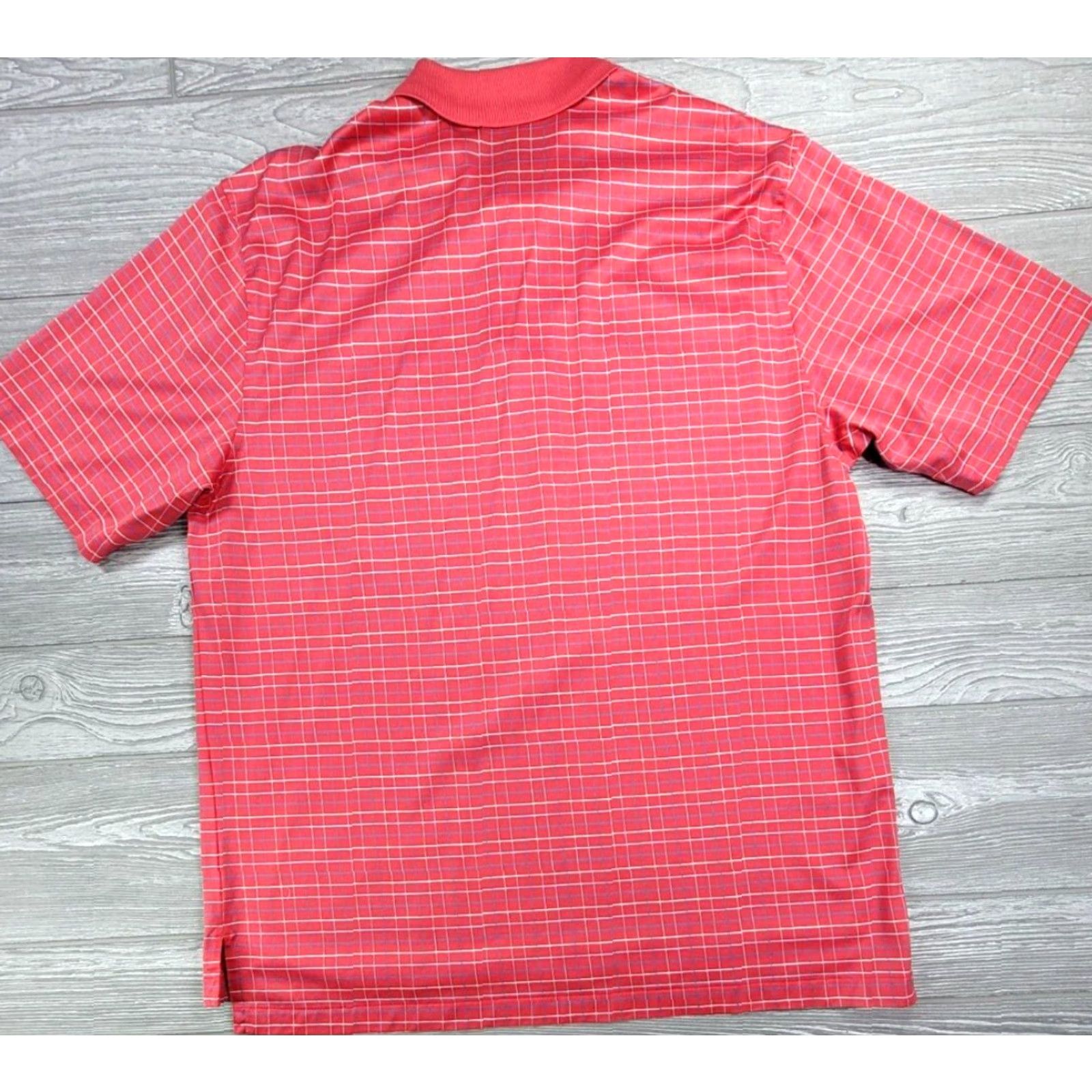 Brooks Brothers Brooks Brothers Country Club Performance Knit Polo Shirt Men Red L Tattersall Polo Shirt Size US L / EU 52-54 / 3 - 5 Thumbnail