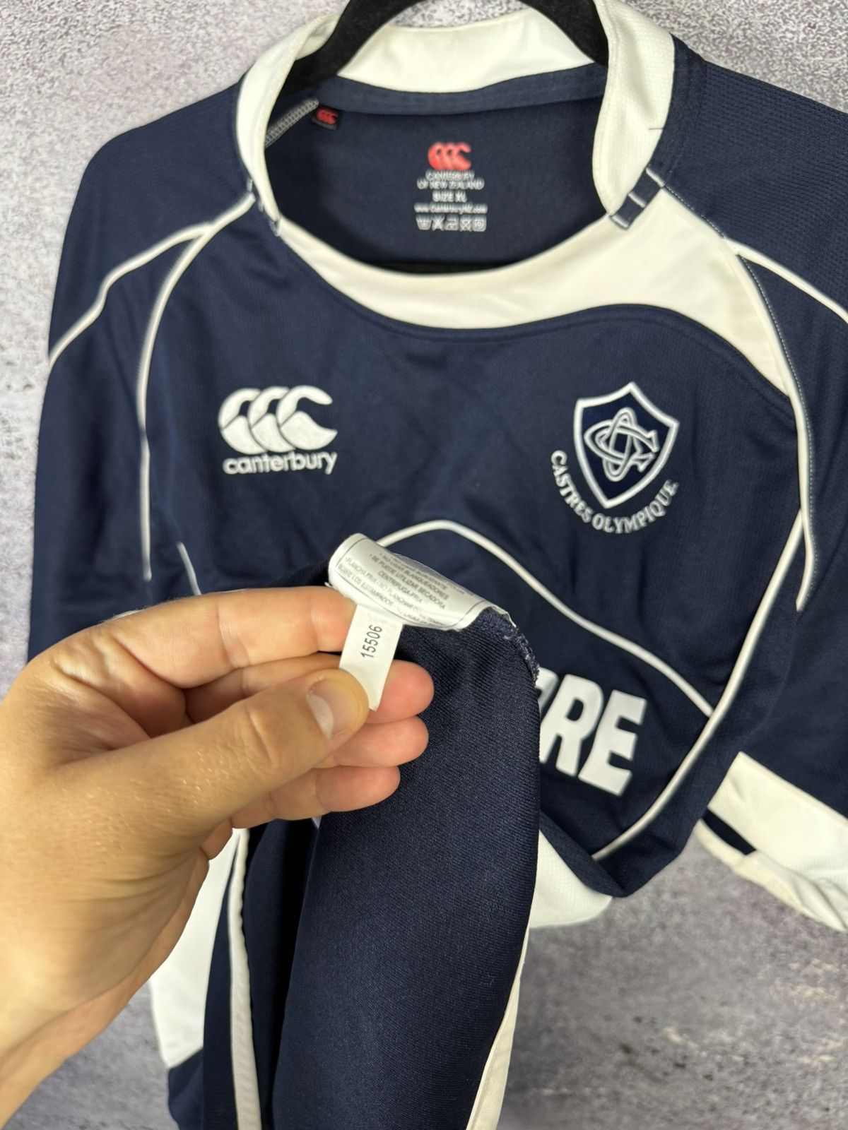 Canterbury of New Zealand Canterbury Castres Olympique Pro Rugby Home Jersey XL Size US XL / EU 56 / 4 - 11 Thumbnail