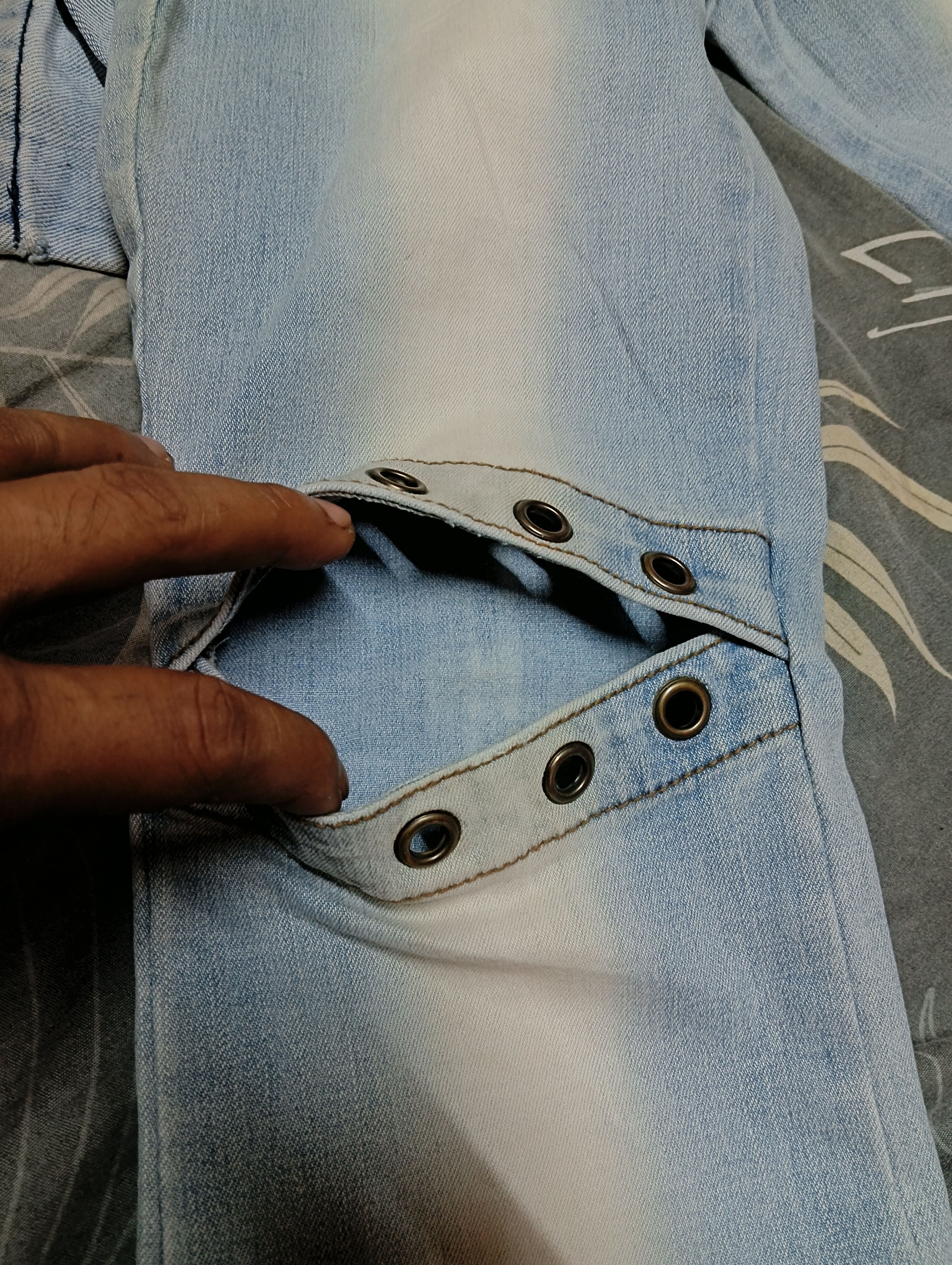 Japanese Brand gnome jeans flared Size 28" / US 6 / IT 42 - 8 Thumbnail