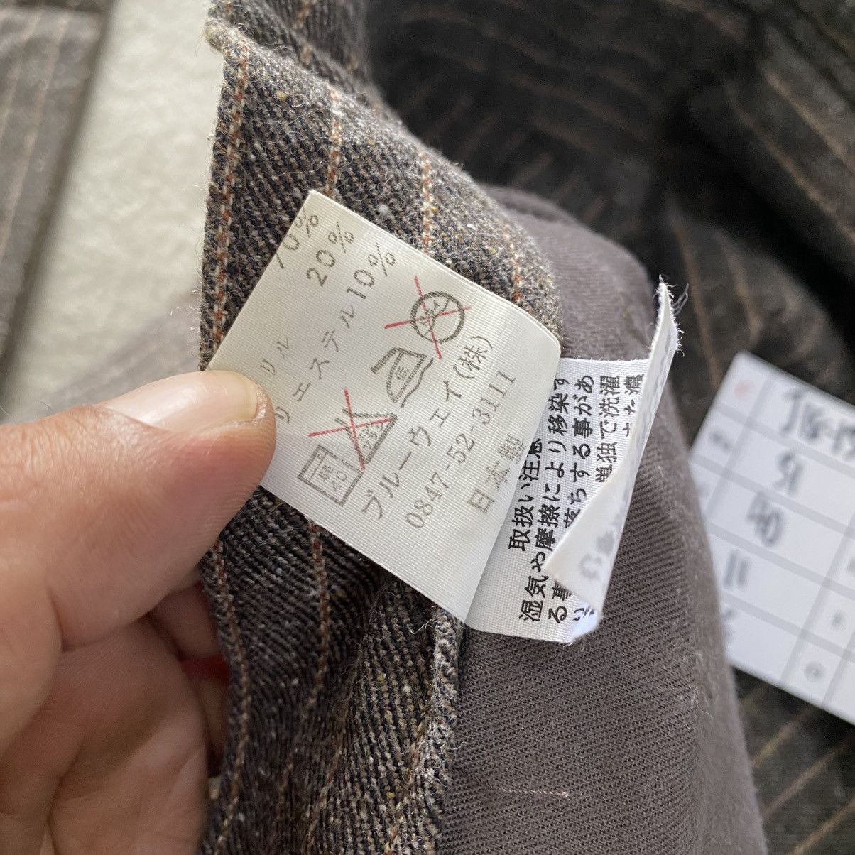 If Six Was Nine × Japanese Brand Vintage Japanese Brand Blueway Herringbone w31 Size US 31 - 8 Thumbnail