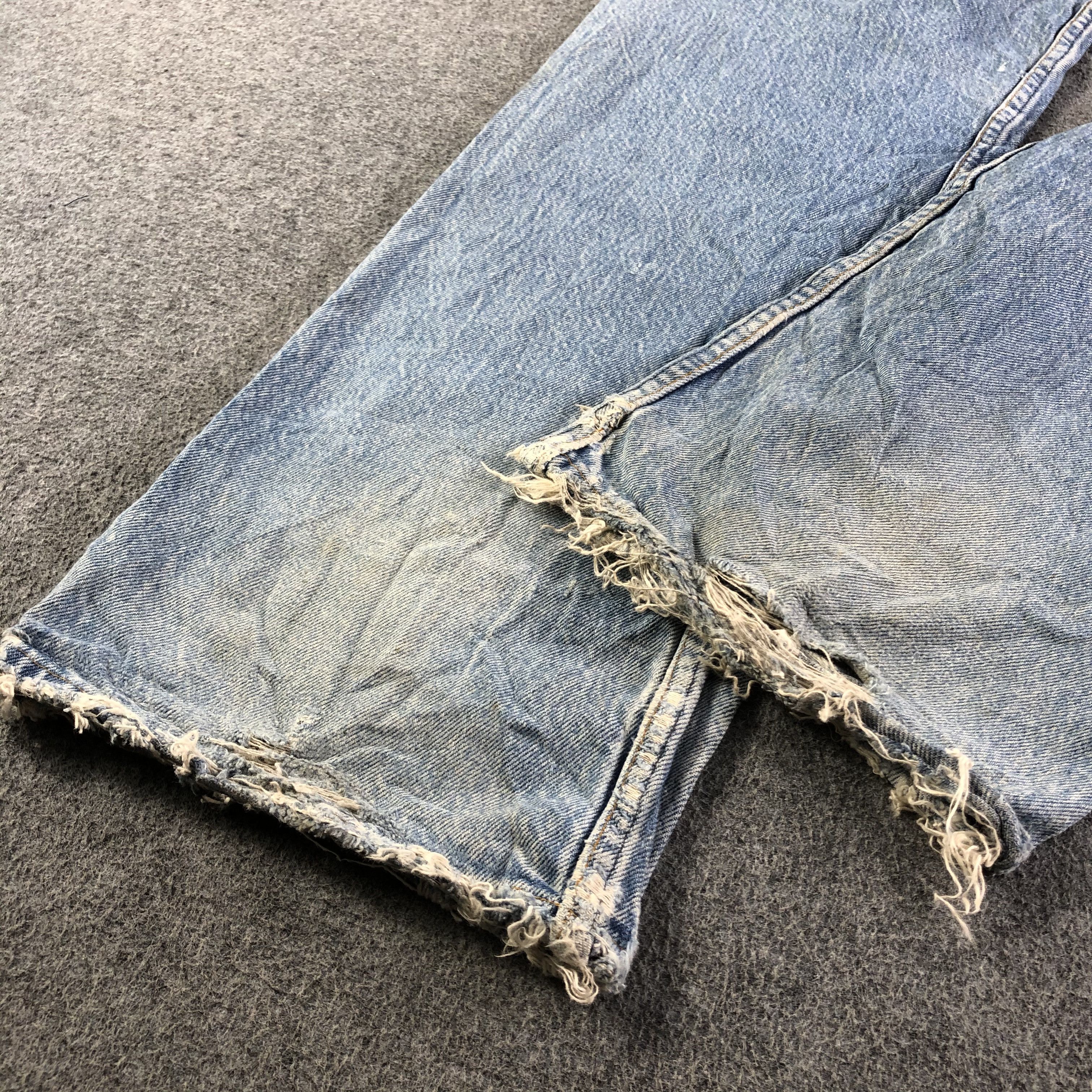 Levi's Vintage Blue Wash Levis 501 Jeans-J3566 Size US 37 - 6 Thumbnail