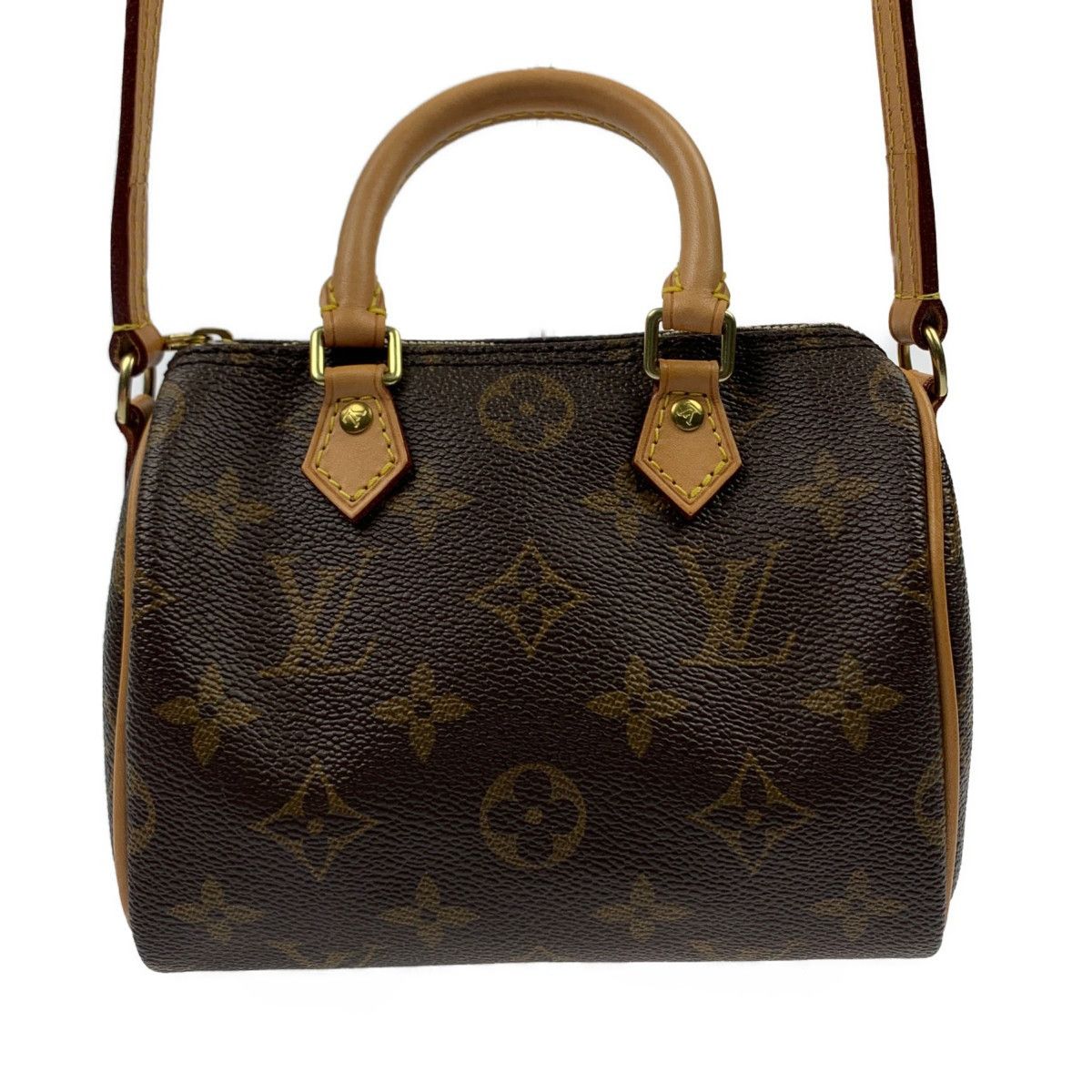 Louis Vuitton Monogram Nano Speedy Shoulder Bag