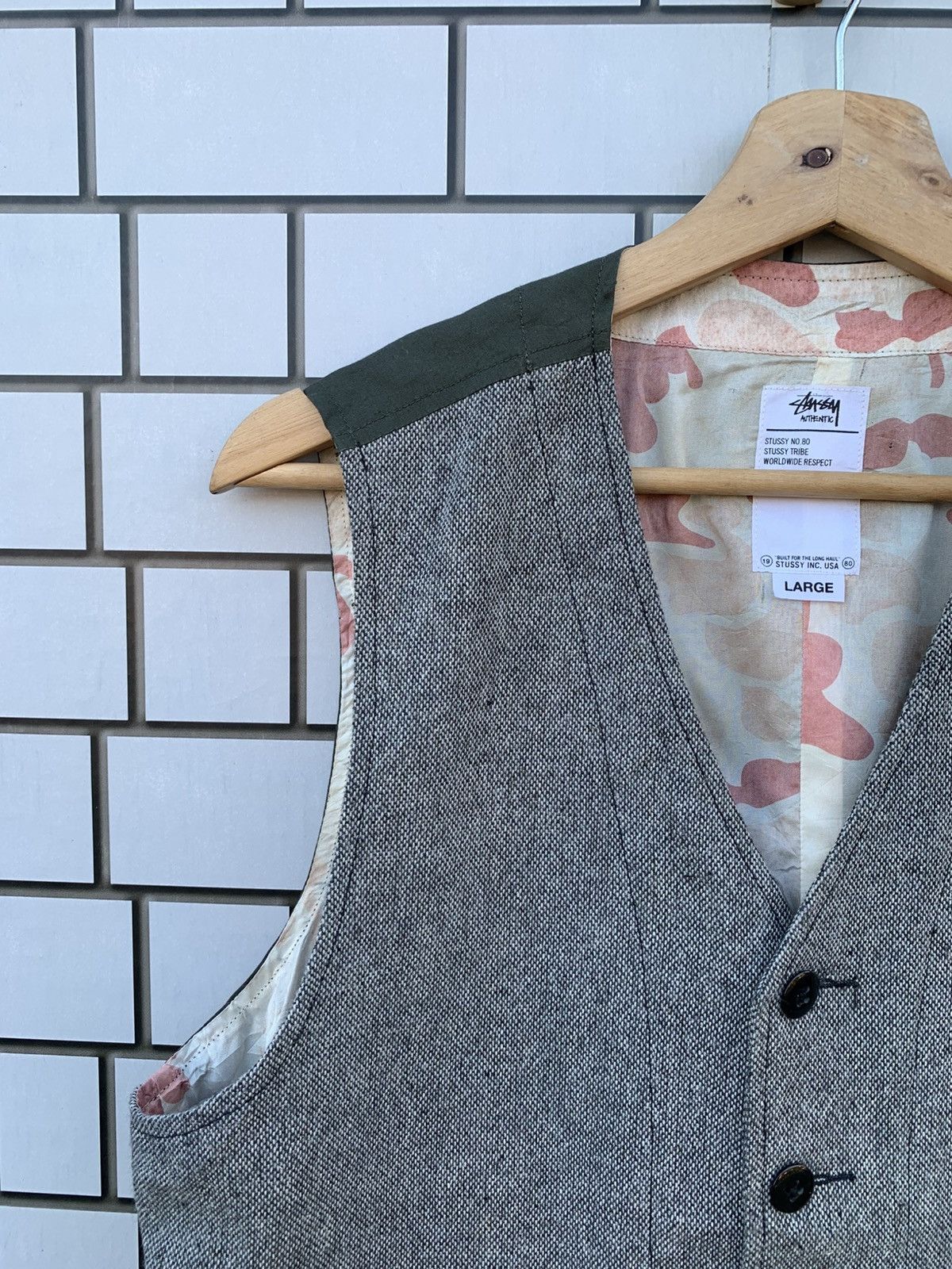 Stussy Vintage Stussy Camo Vest Size US L / EU 52-54 / 3 - 8 Thumbnail