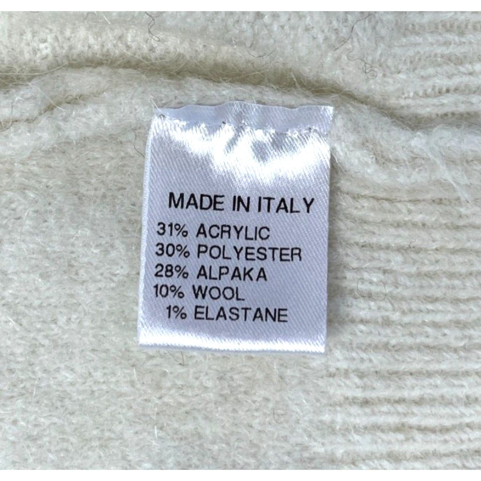 Vintage Bartolini Women's V-Neck Sweater Shirt Two-Tone Knit Pullover Size L Gray White Two-Tone Italian Made in Italy Features Lightweight Stretch Size L / US 10 / IT 46 - 7 Thumbnail