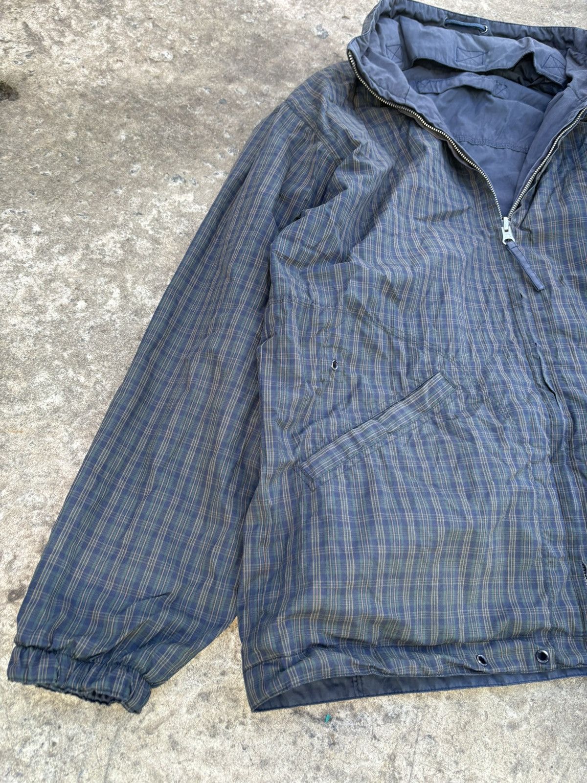Japanese Brand × Vintage Vintage Reversible Checkered Nylon Massimo Osti Style Jacket Size US L / EU 52-54 / 3 - 9 Thumbnail