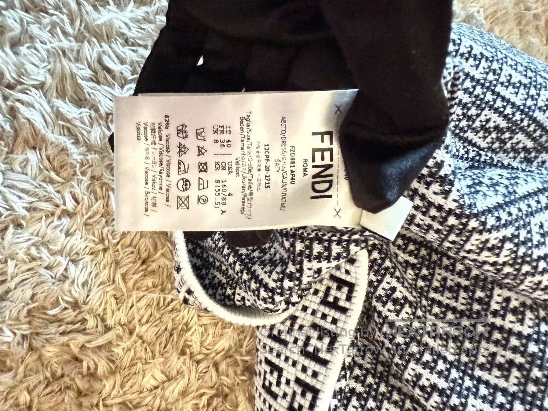 Fendi FENDI Classic Knit Dress. Size S / US 4 / IT 40 - 5 Thumbnail