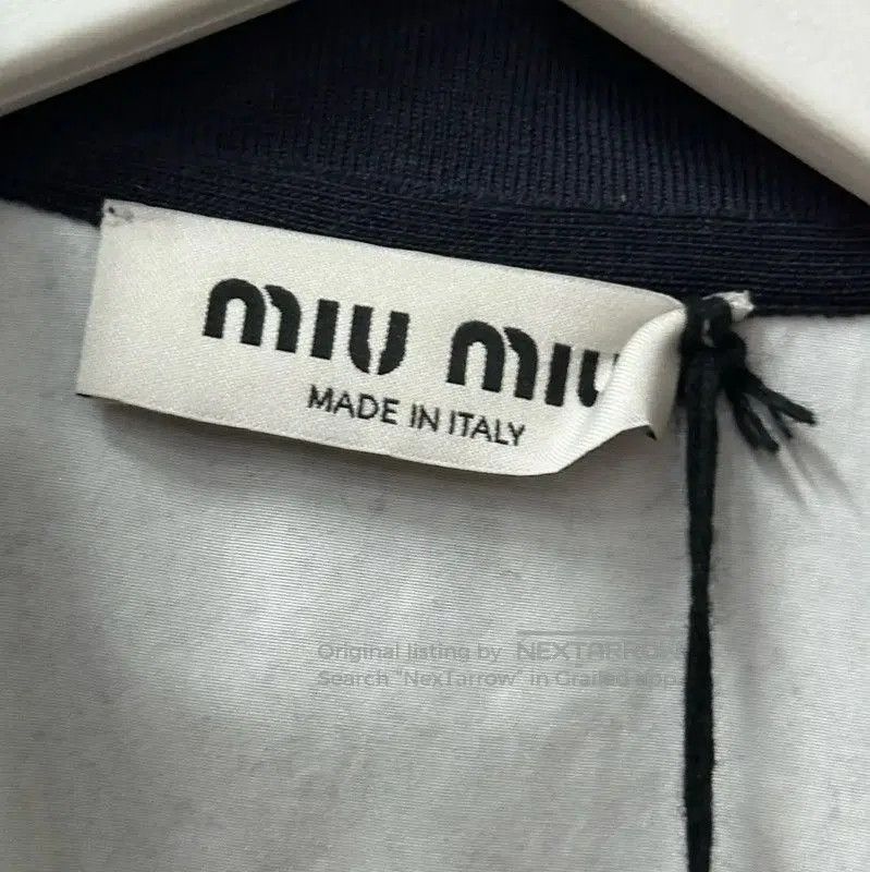Miu Miu Miu Miu Blue Logo Women's Jacket . Size XXS / US 00 / IT 34 - 6 Thumbnail