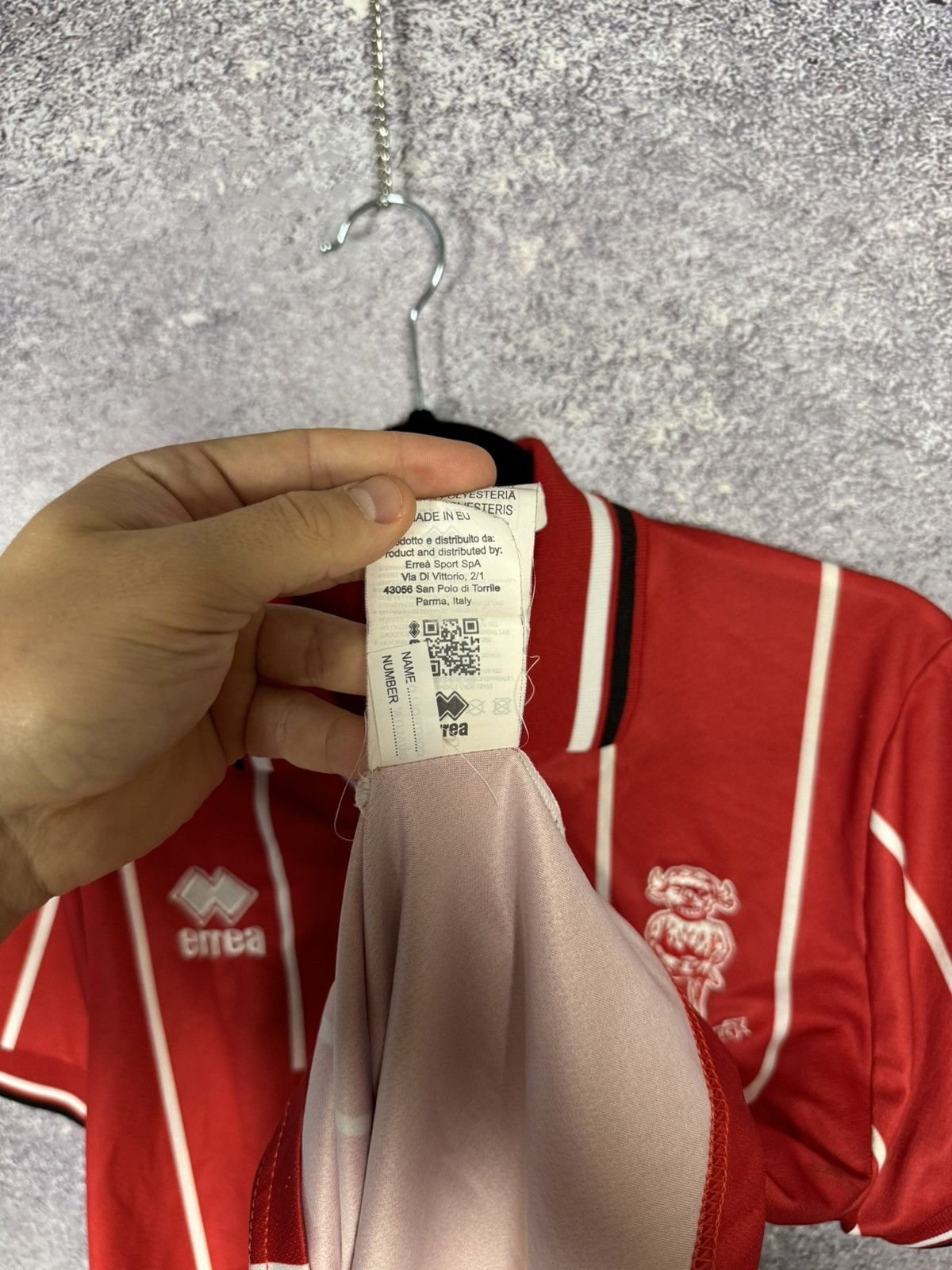 Errea × Vintage Vintage Lincoln City 2020/21 Errea Soccer Jersey Blokcore Size US S / EU 44-46 / 1 - 13 Thumbnail