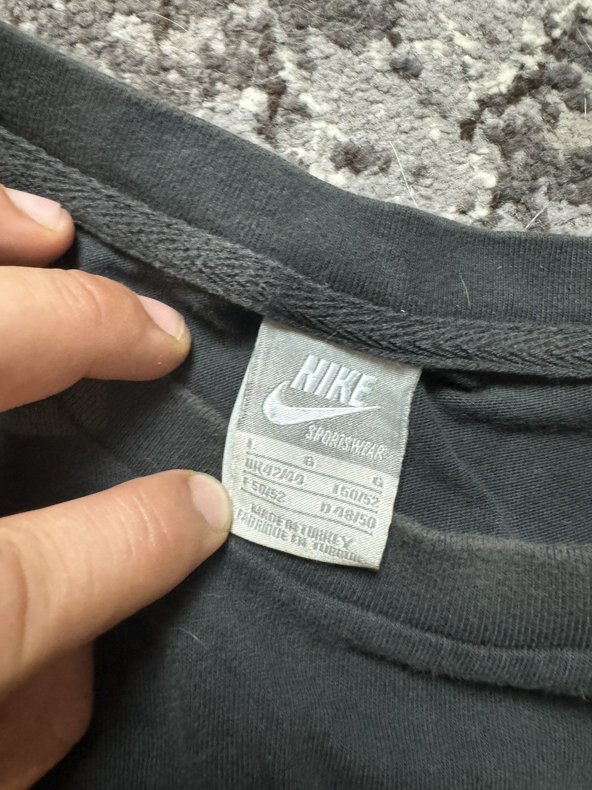 Nike × Vintage Vintage Y2K Nike Just Do It Swoosh Logo T Shirt Size US L / EU 52-54 / 3 - 4 Thumbnail