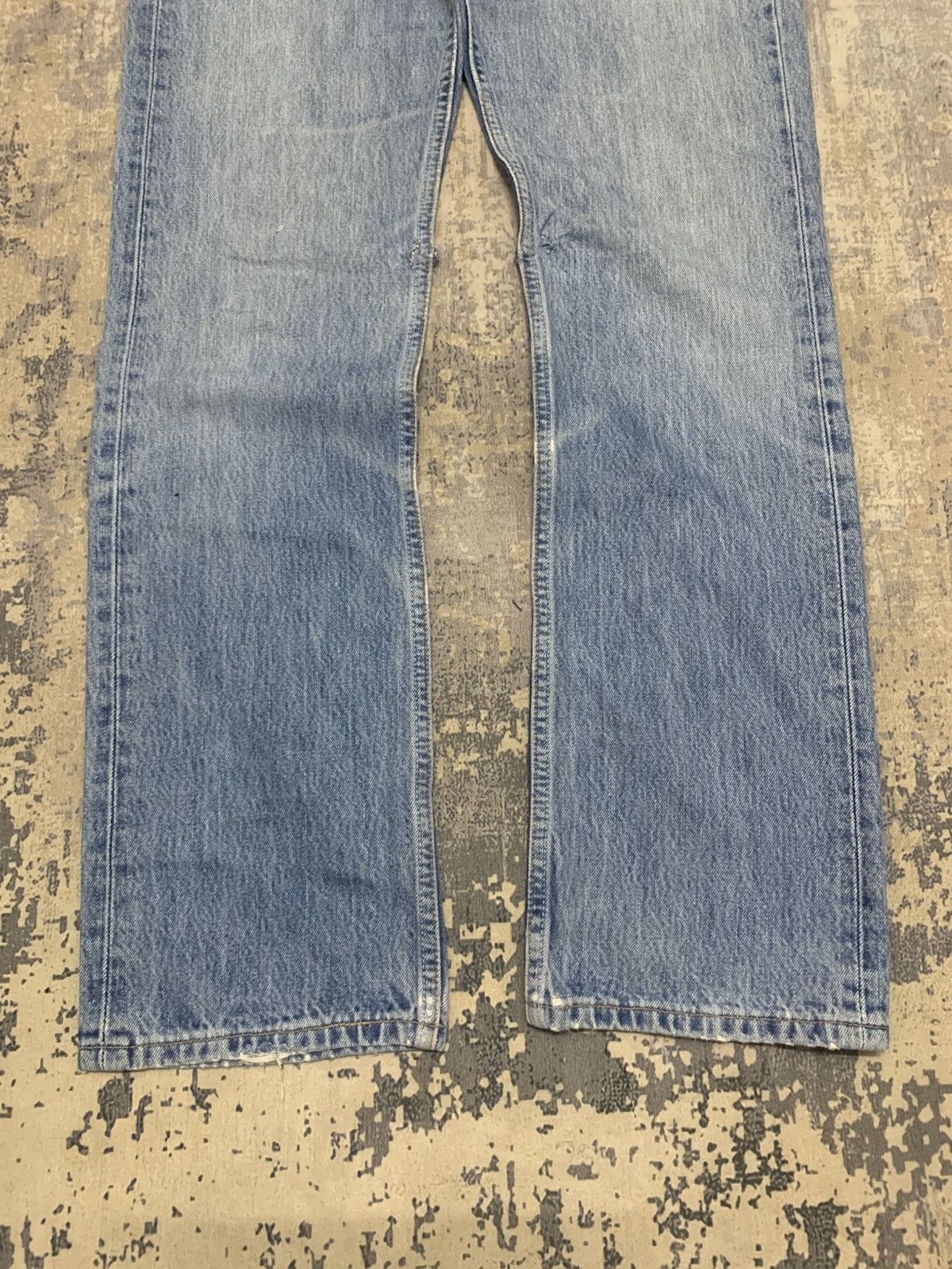 Levi's Vintage Y2K Levis 501 Repaired Denim Jeans W28 Size US 28 / EU 44 - 3 Thumbnail