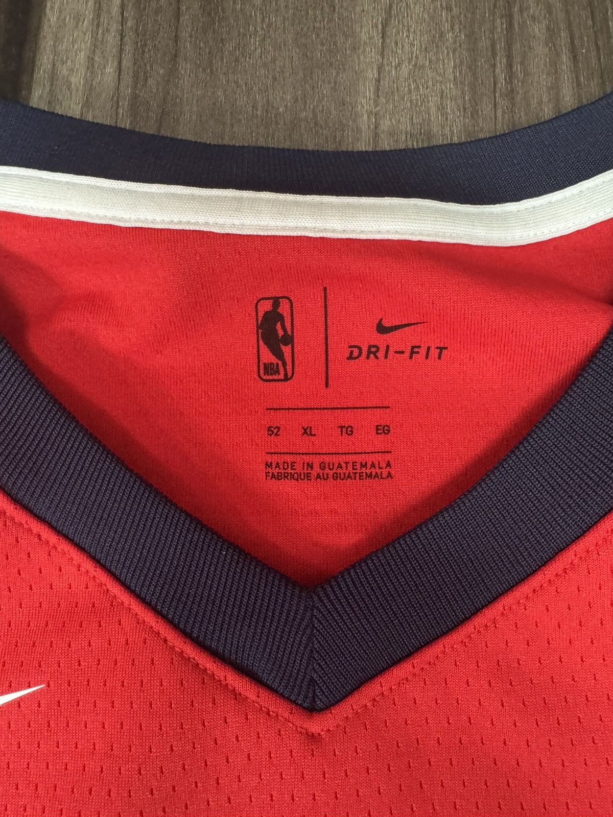 Nike New Orleans Pelicans Anthony Davis #23 Red Swingman Jersey Size US XL / EU 56 / 4 - 4 Thumbnail
