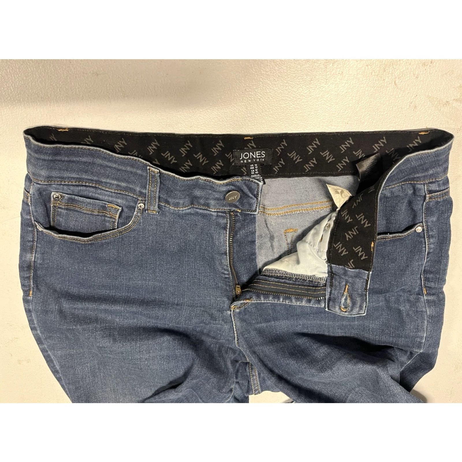 Jones New York Jones New York Women's Jeans Denim Straight Leg Day Jeans Size 12 Blue See Pics Size 34" / US 12 / IT 48 - 7 Thumbnail