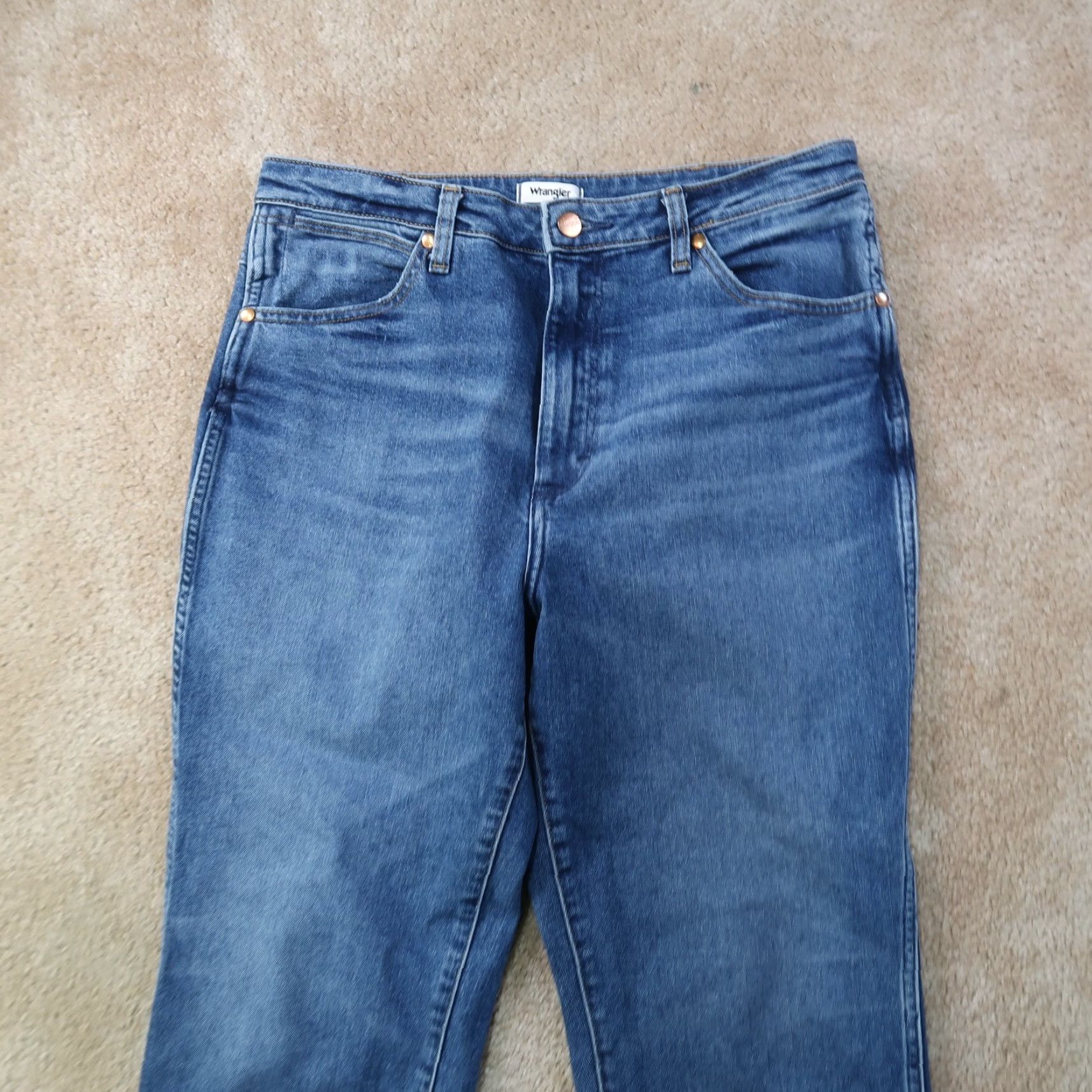 Wrangler Wrangler Wild West Jeans Women’s 30 603 High Rise Straight Stretch Western wear Size 30" / US 8 / IT 44 - 2 Thumbnail