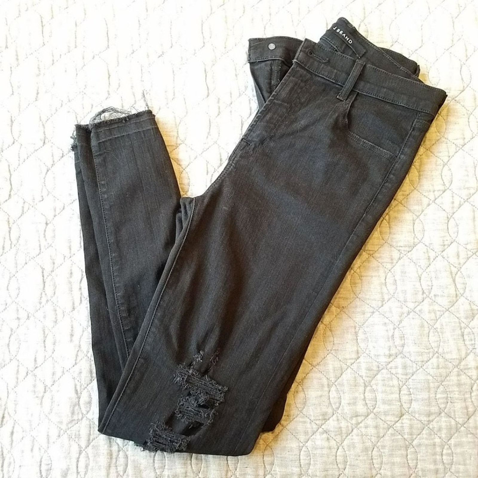J Brand Alana High Rise Ankle Skinny Jeans | Deviant Vanity | 27 Size 27" / US 4 / IT 40 - 1 Thumbnail