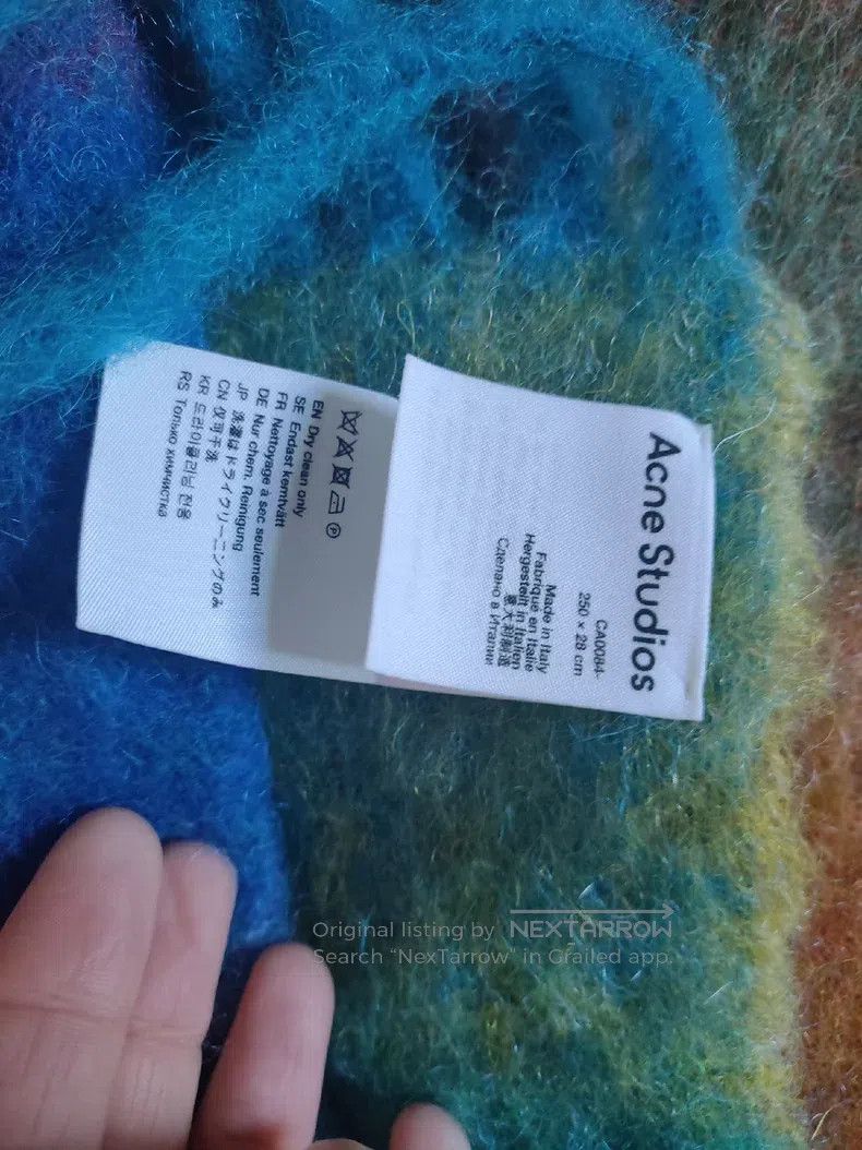 Acne Studios Acne Studios Rainbow Scarf Size ONE SIZE - 4 Thumbnail