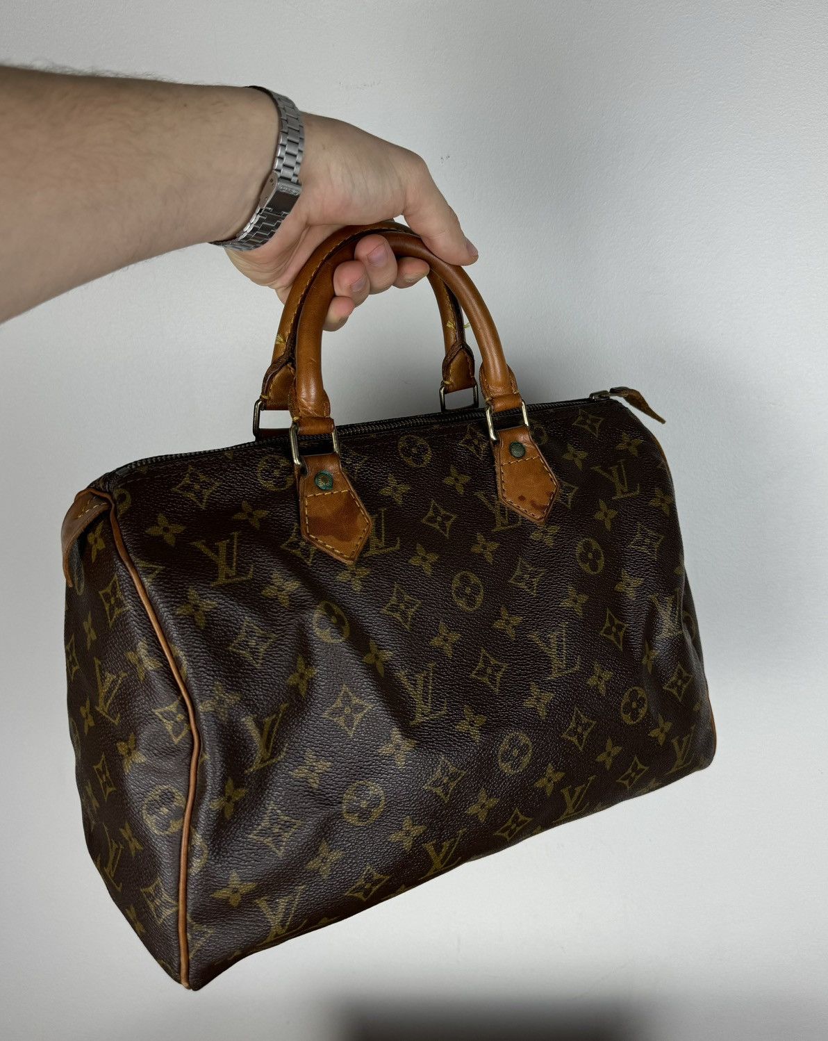 Louis Vuitton Luxury handle bag Louis Vuitton Speedy 30 original item Size ONE SIZE - 3 Thumbnail