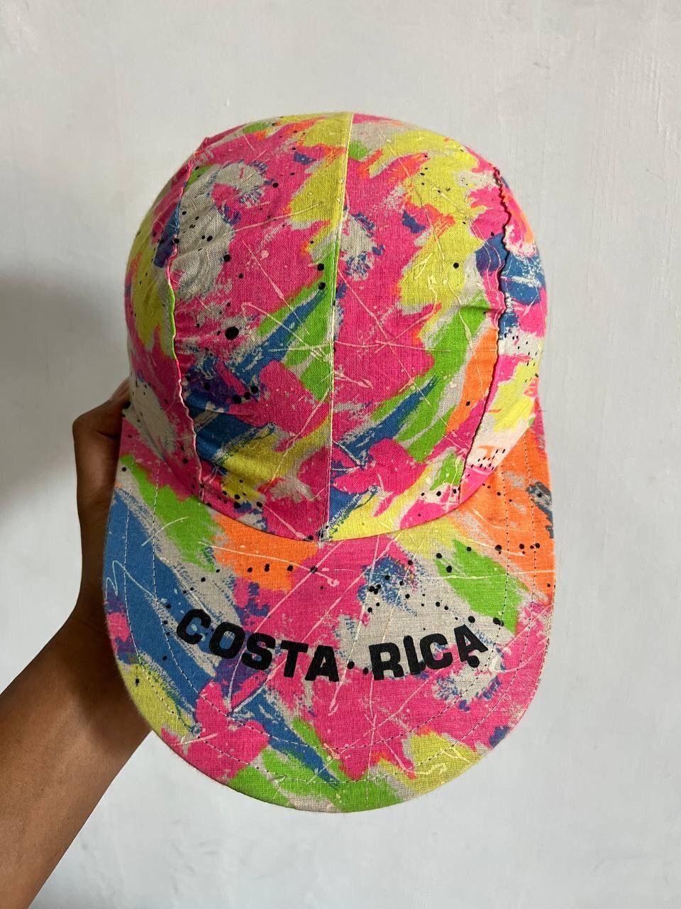 Vintage Vintage Costa Rica Painted Archive 5 Panel Hat Size ONE SIZE - 7 Thumbnail